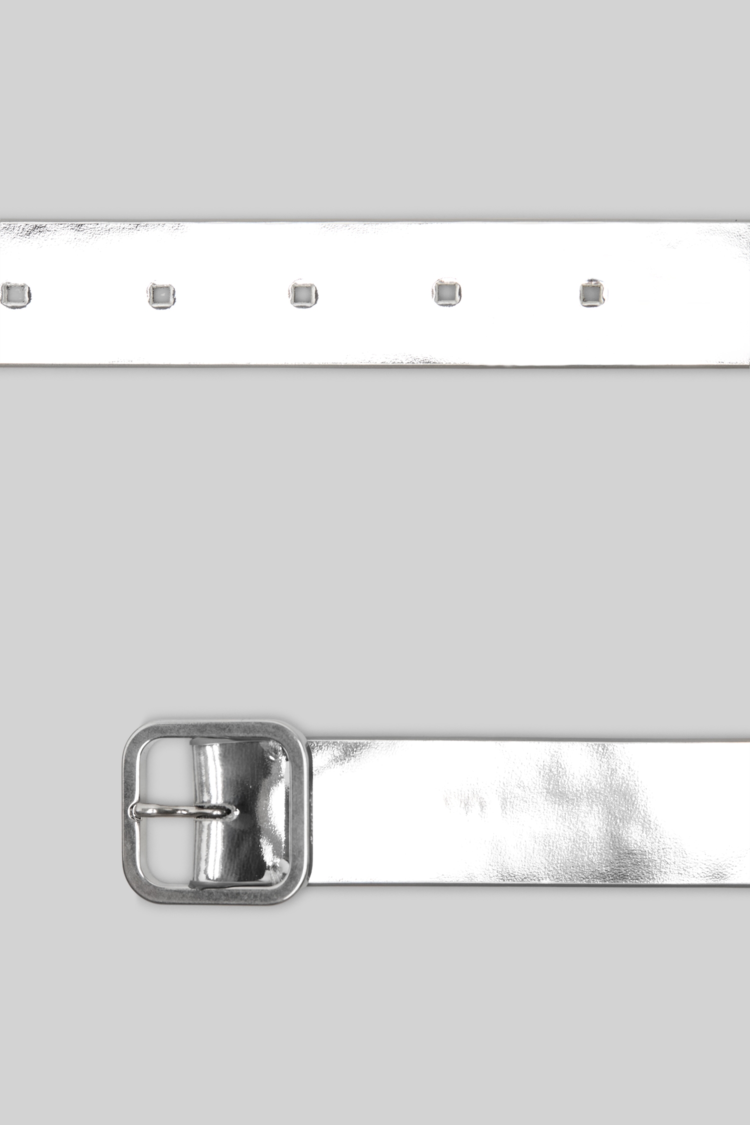 Quadra Silver Foil Belt