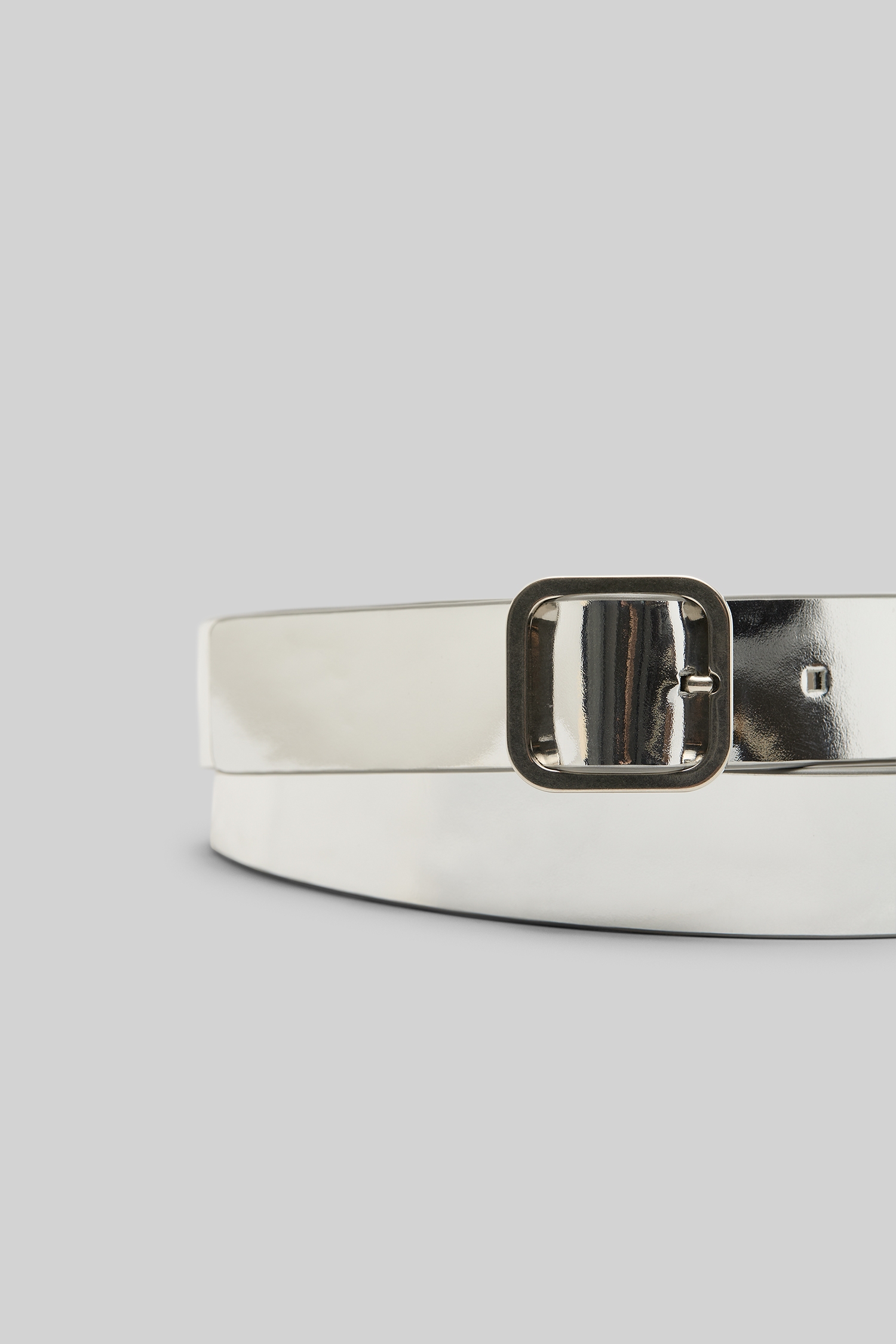 Quadra Silver Foil Belt