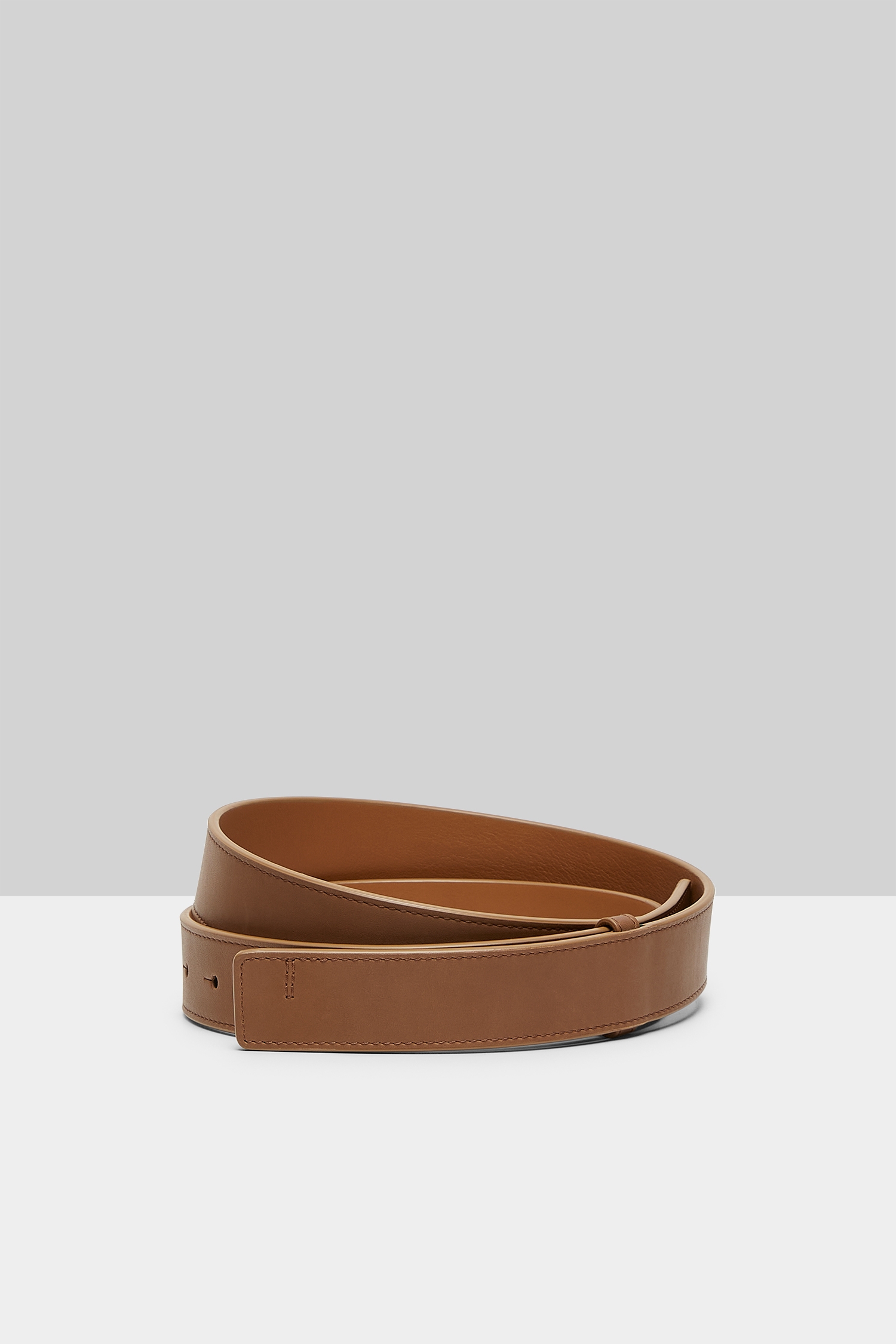 Saldo Walnut Leather Belt