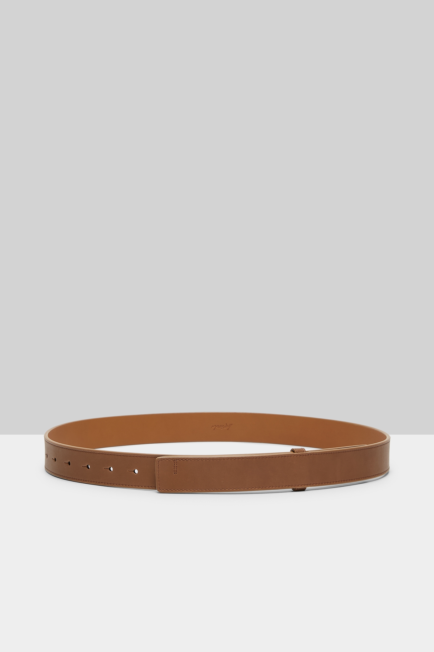 Saldo Walnut Leather Belt
