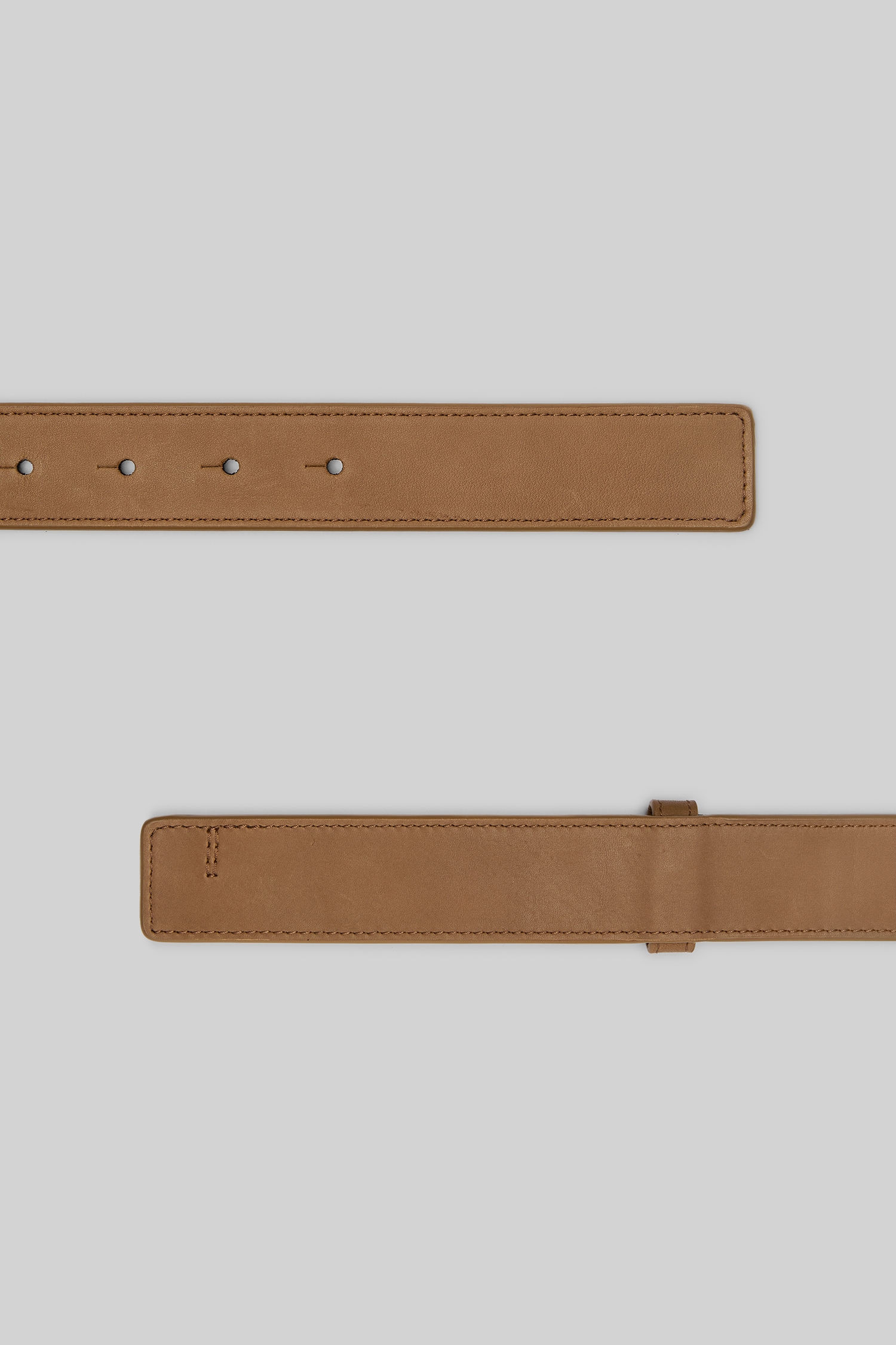 Saldo Walnut Leather Belt