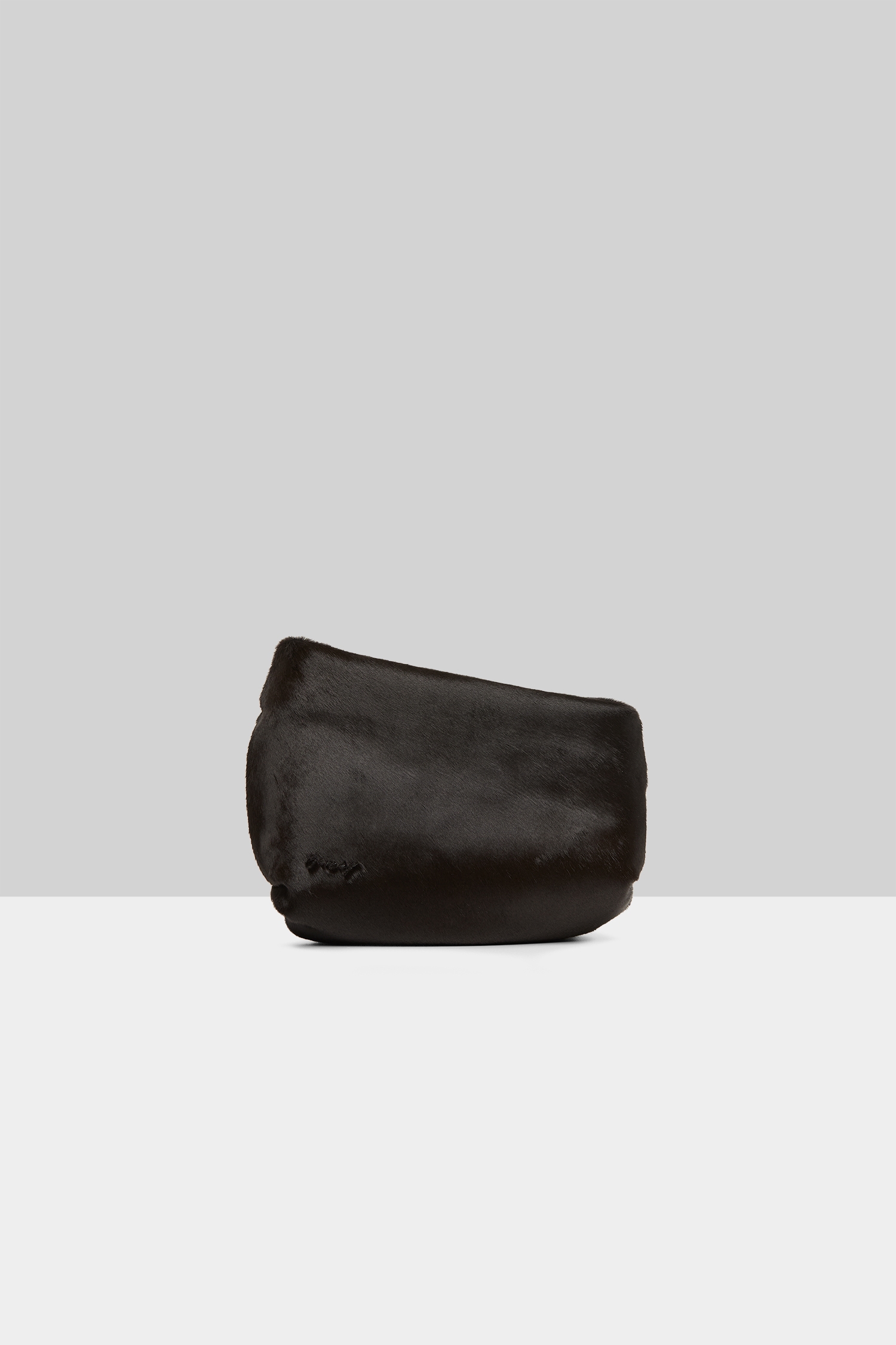 Fantasmino Dark Brown Leather Clutch