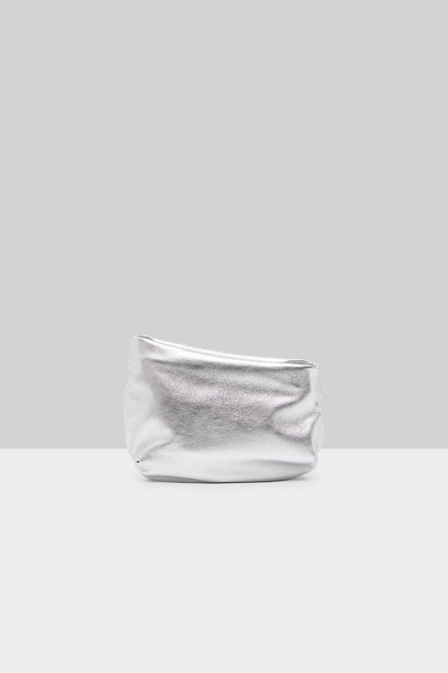 Fantasmino Silver Foil Clutch