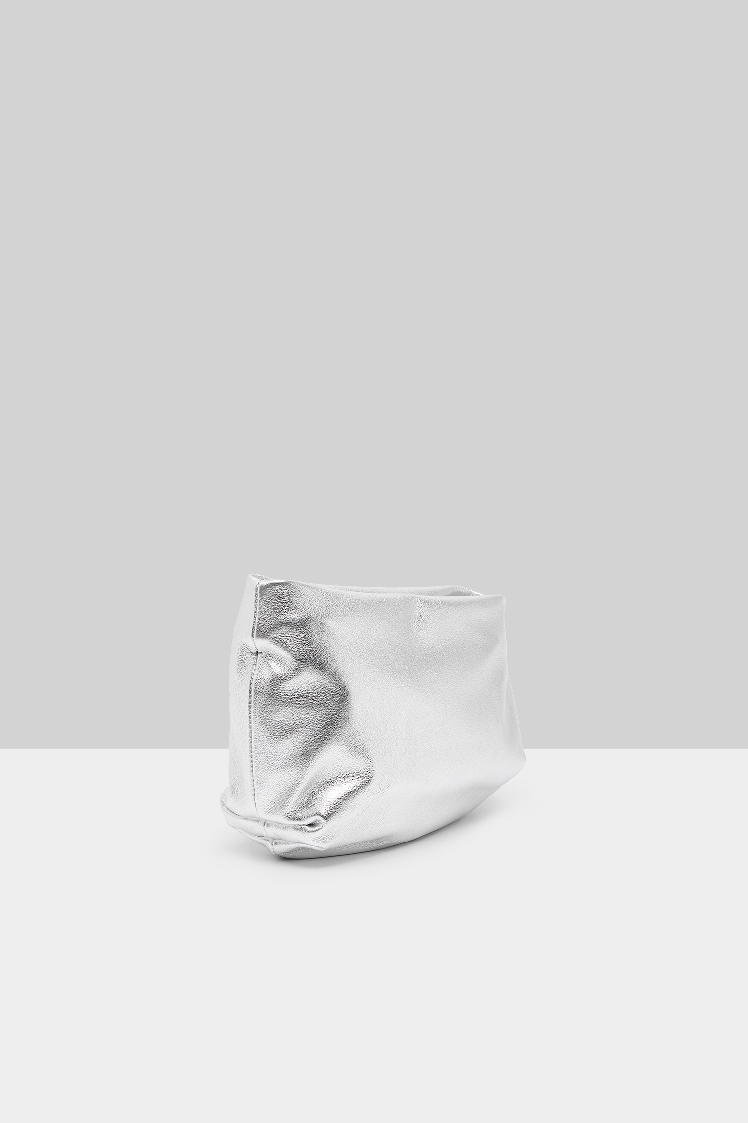 Fantasmino Silver Foil Clutch