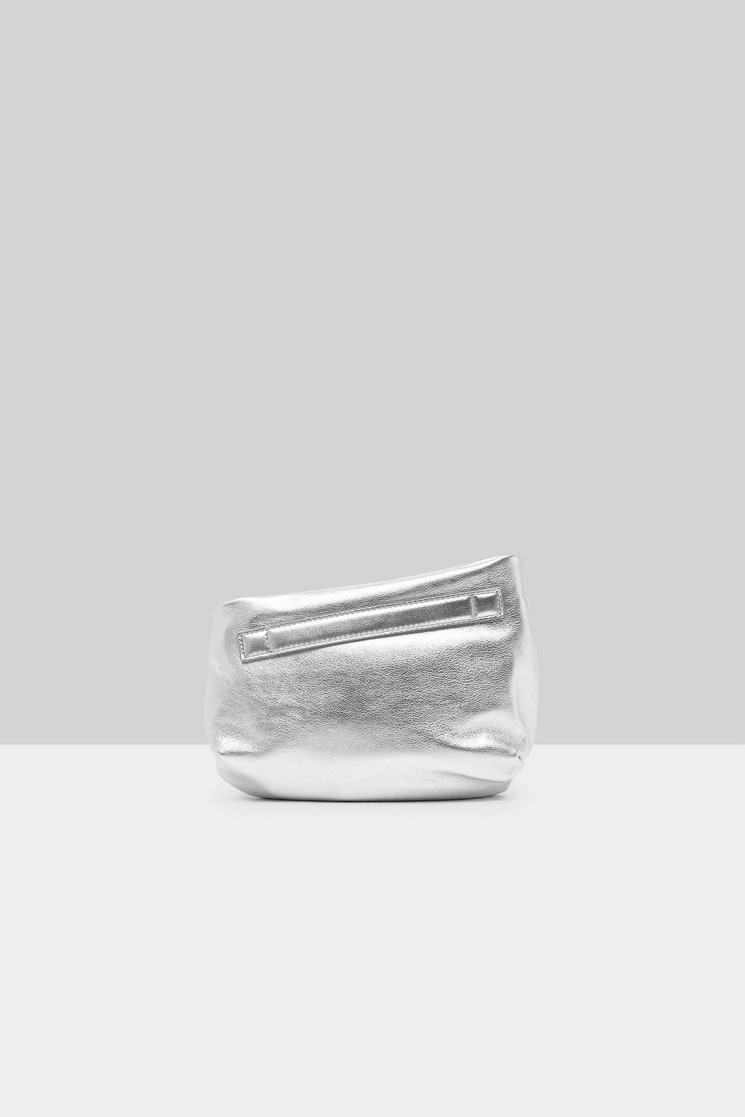 Fantasmino Silver Foil Clutch