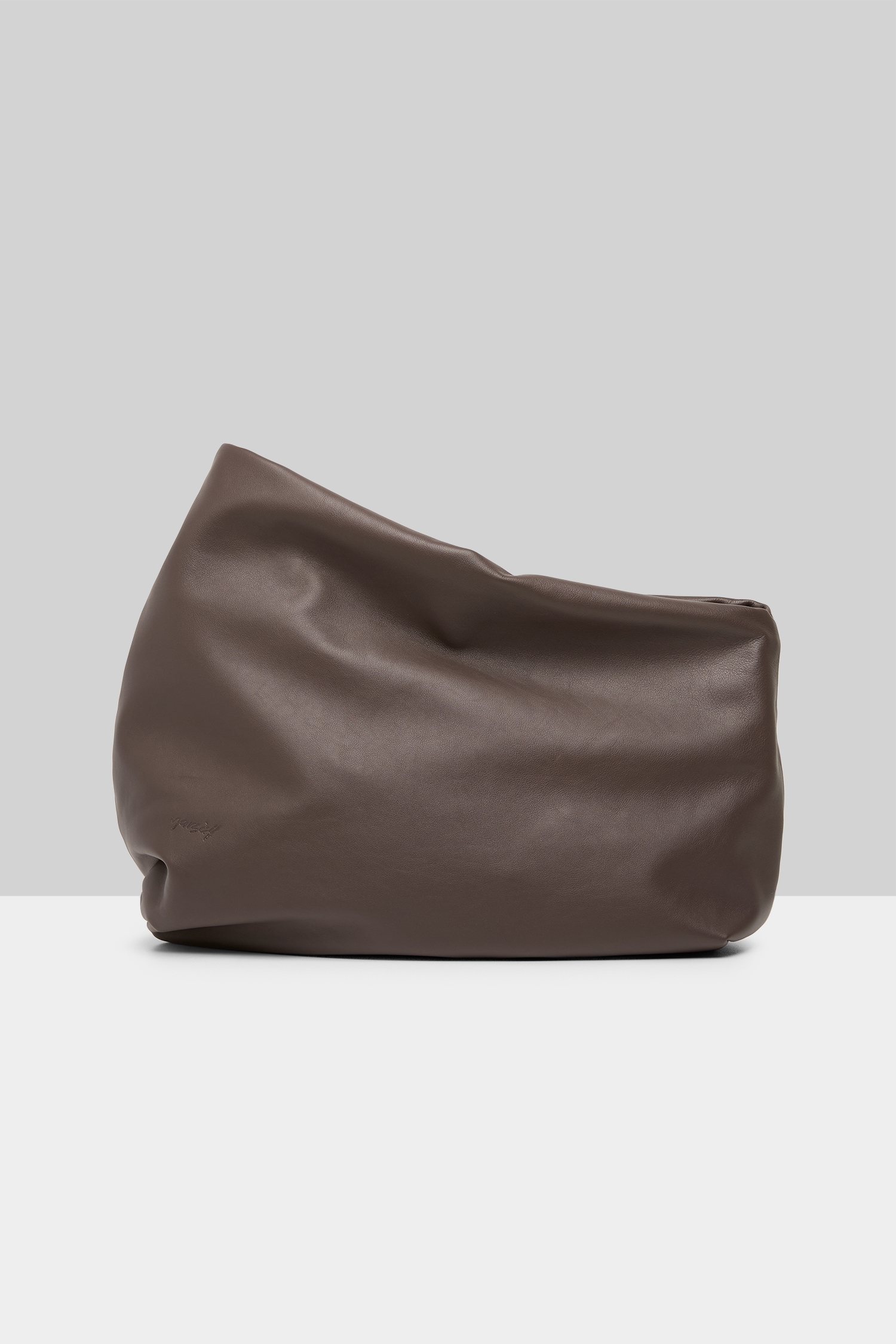 Fantasma Dark Brown Leather Crossbody Bag