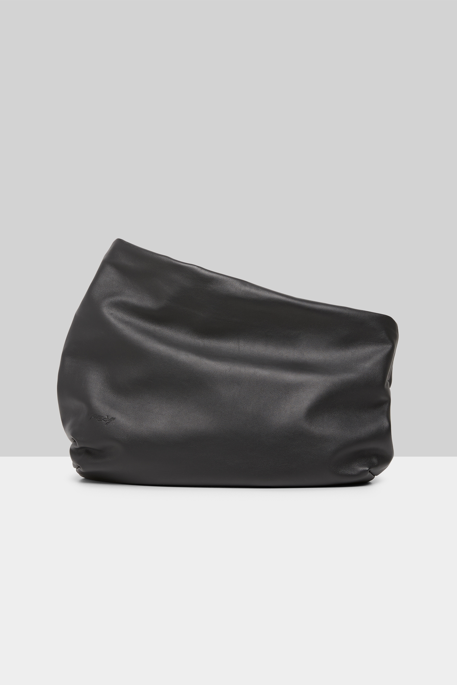 Fantasma Black Leather Crossbody Bag