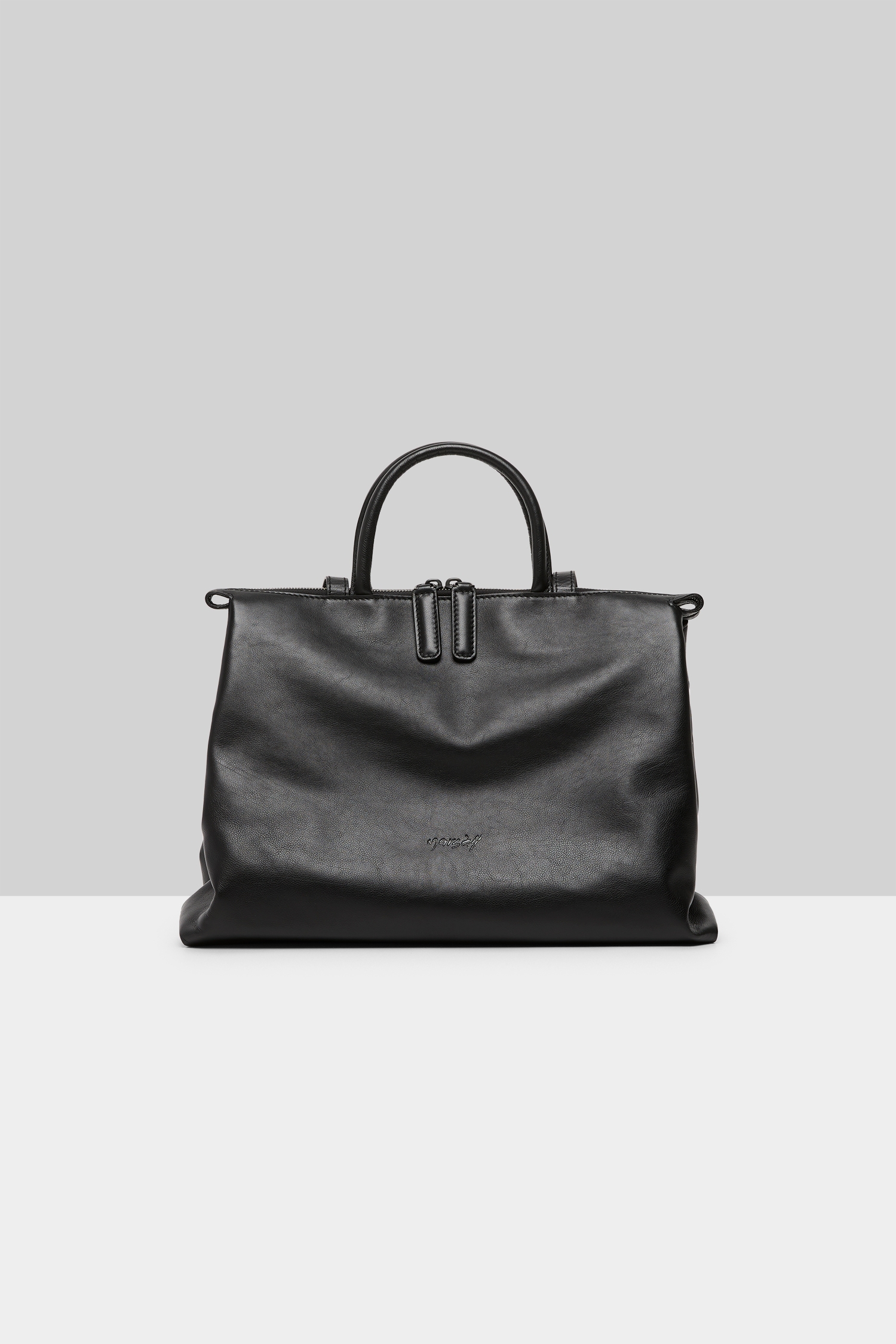 4 Dritta Black Leather Crossbody Bag