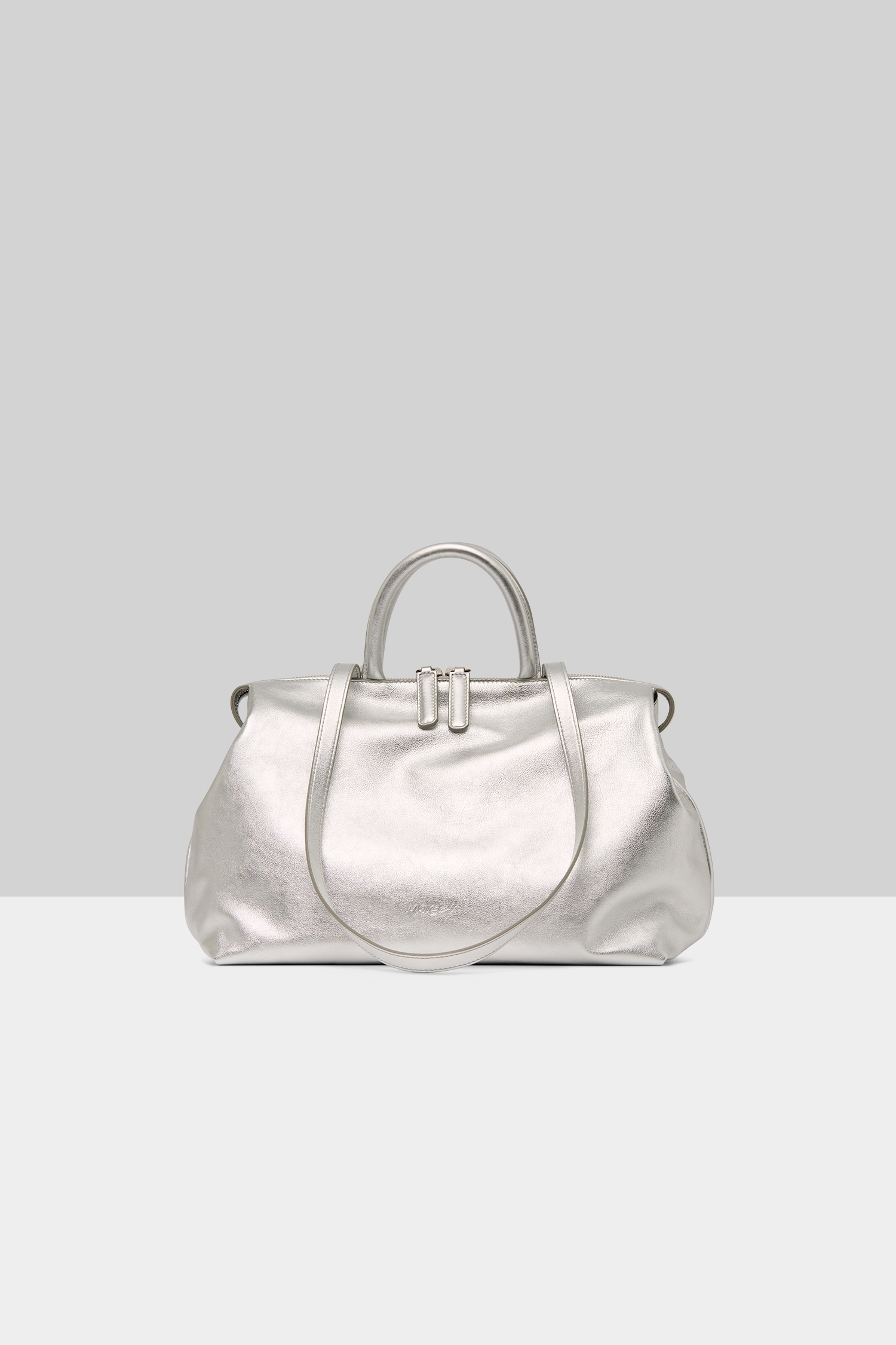 4 Dritta Silver Foil Crossbody Bag