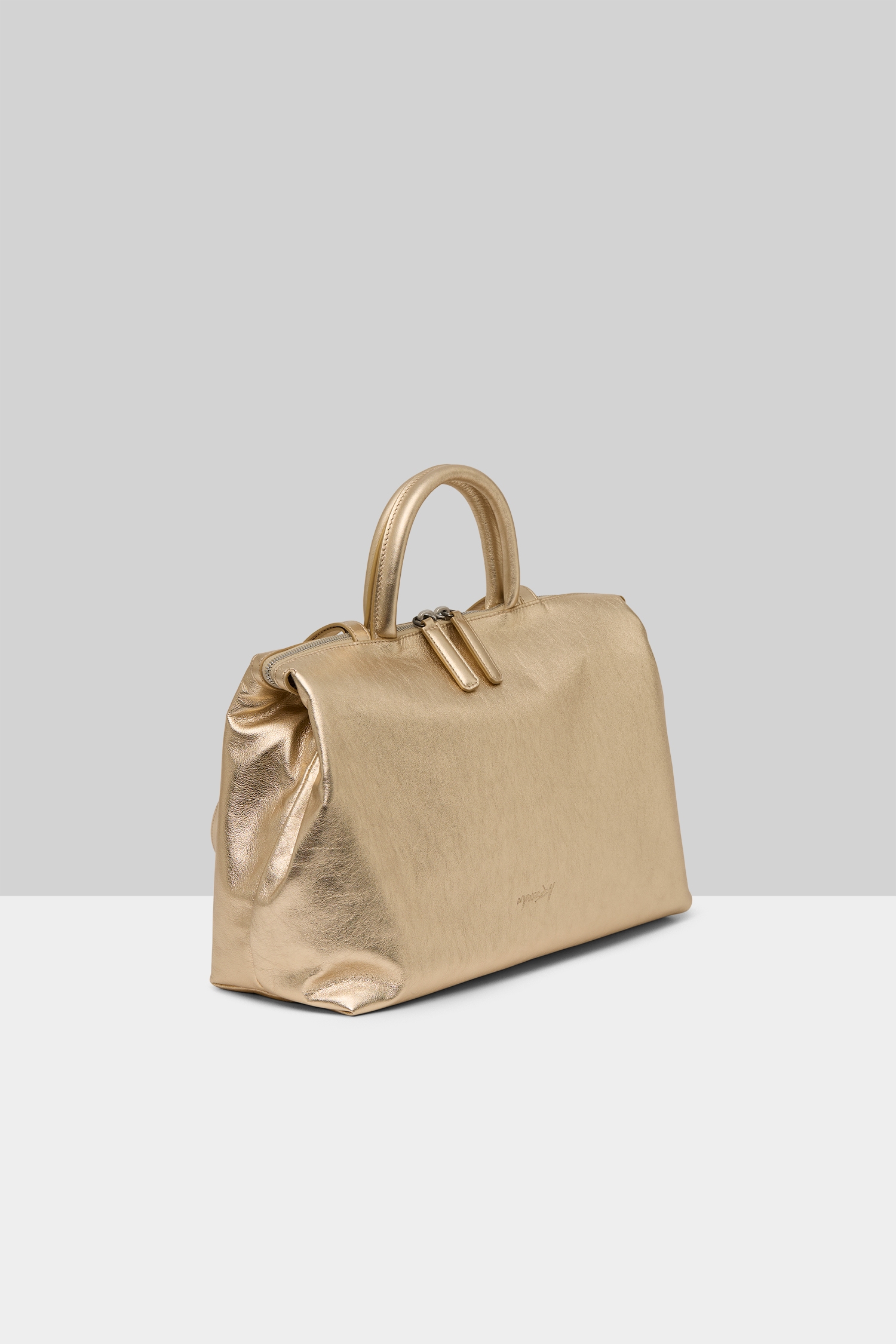 4 Dritta Platinum Foil Crossbody Bag
