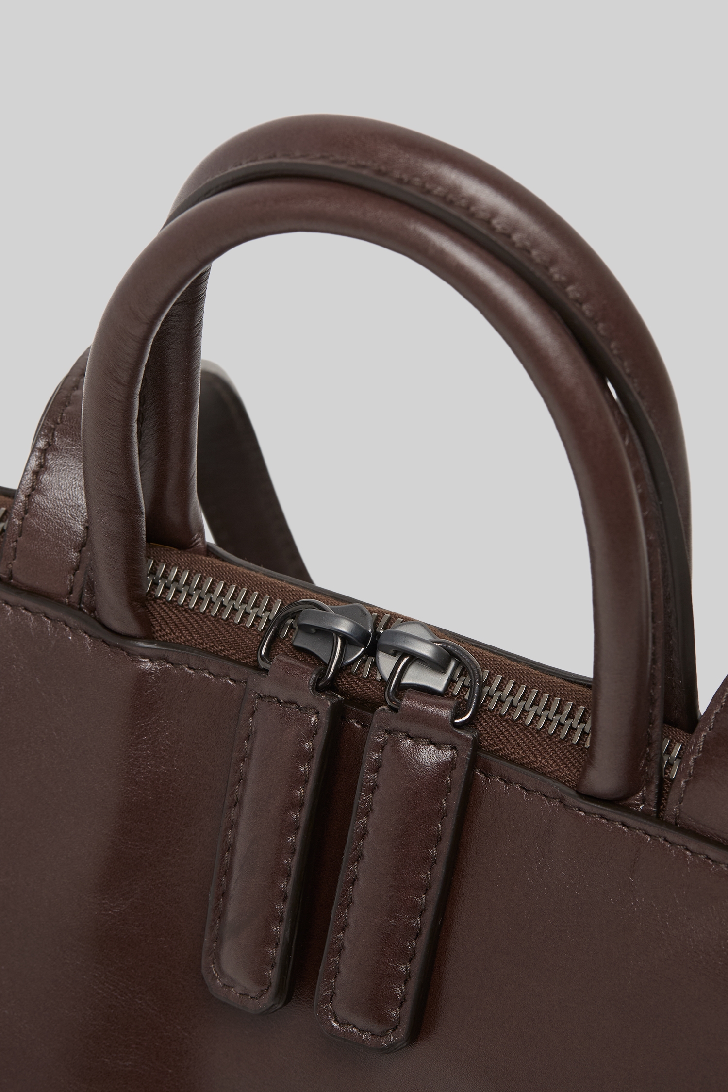 Mini Orizzonte Dark Brown Hand Bag