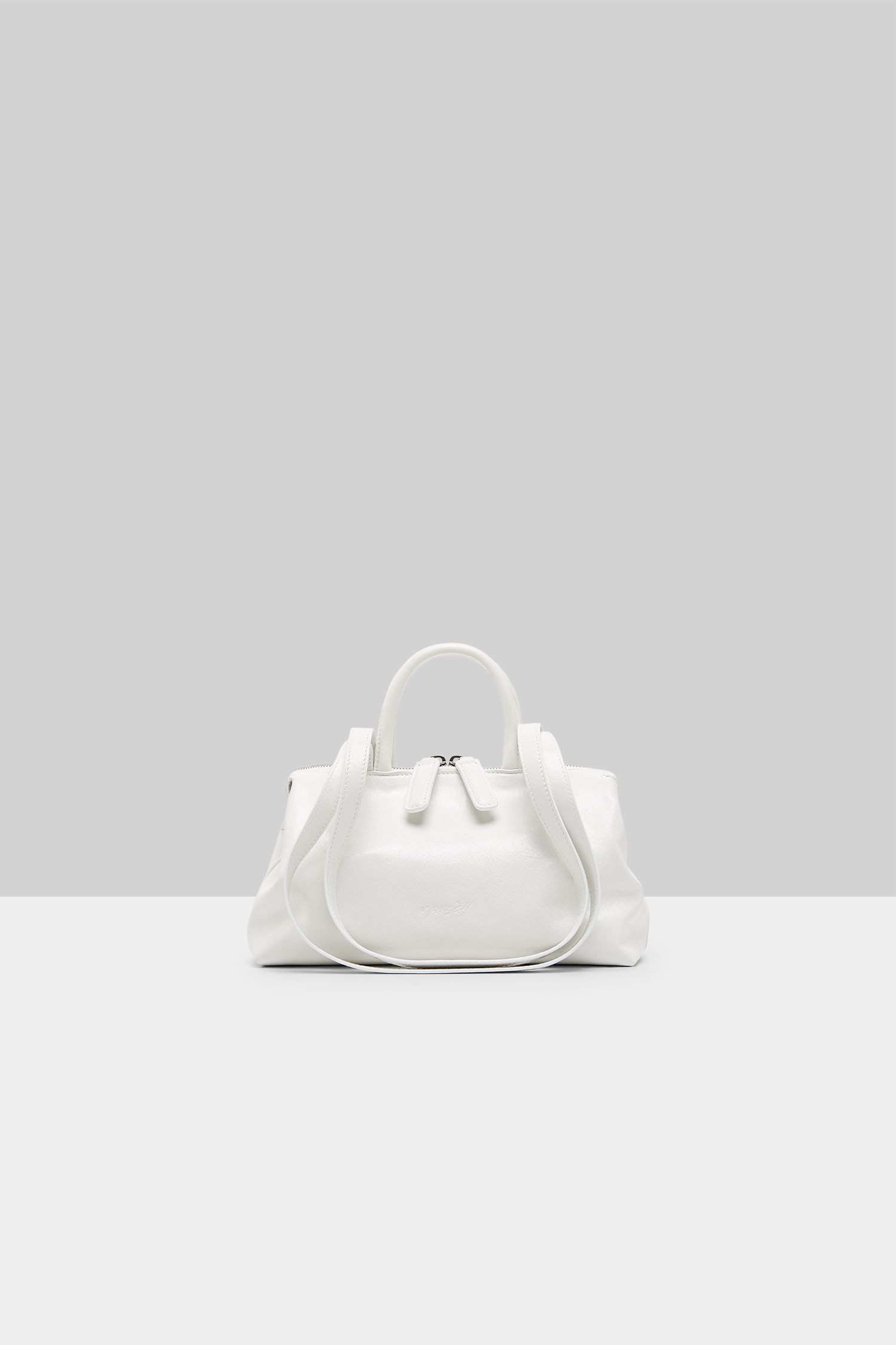 Mini Orizzonte White Hand Bag
