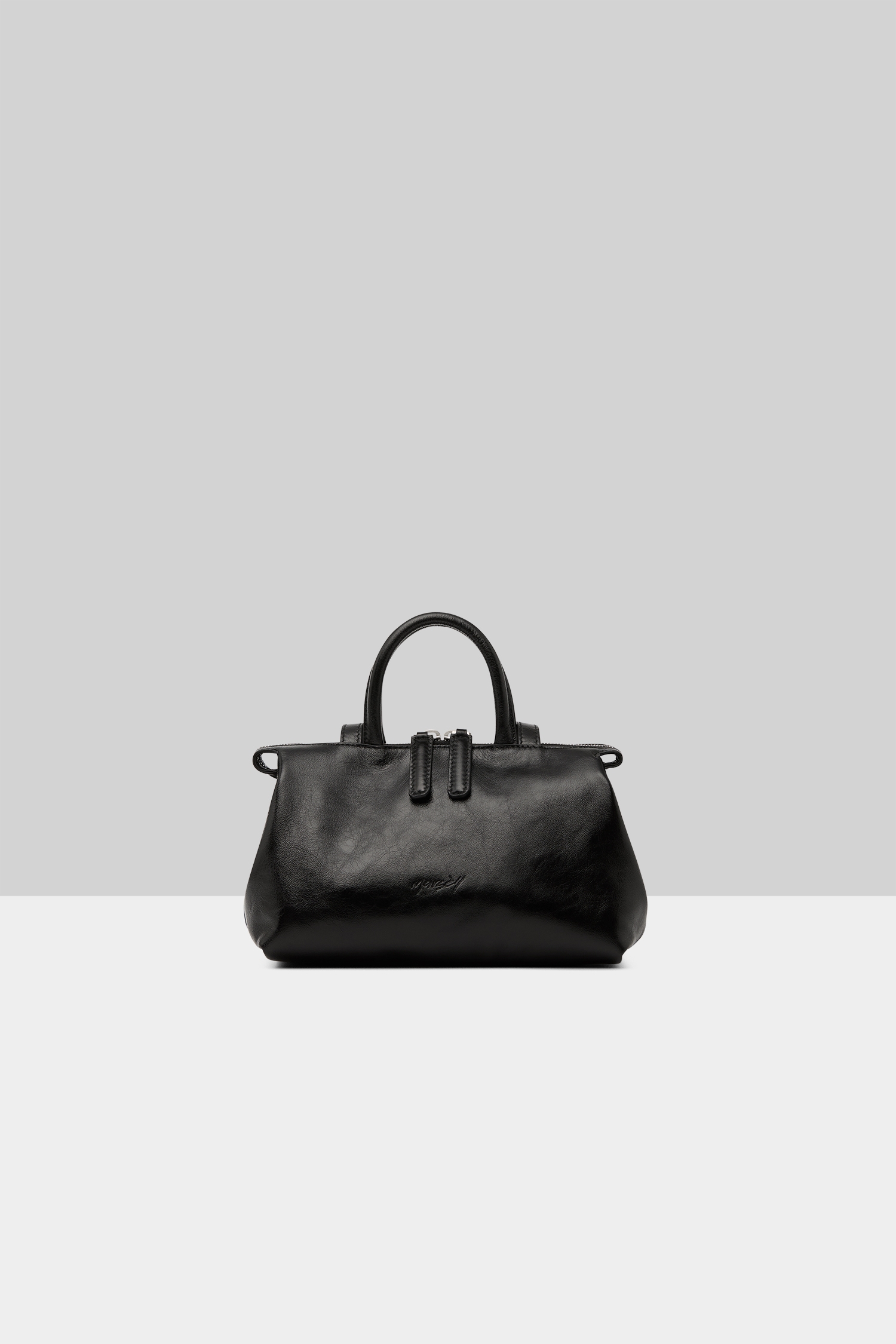 Mini Orizzonte Black Hand Bag
