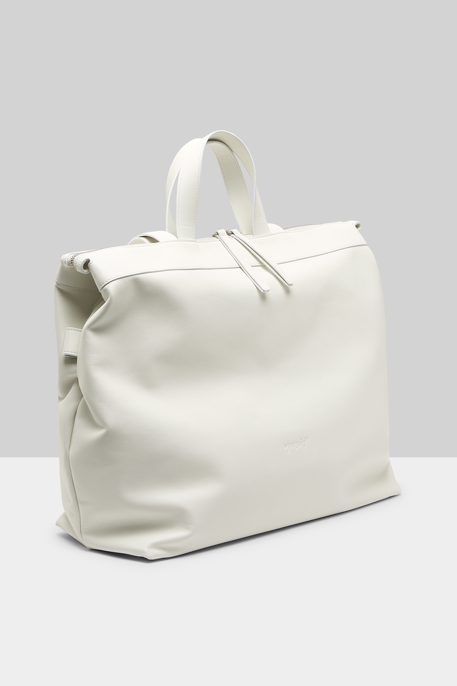 Borso Optical White Tote Bag