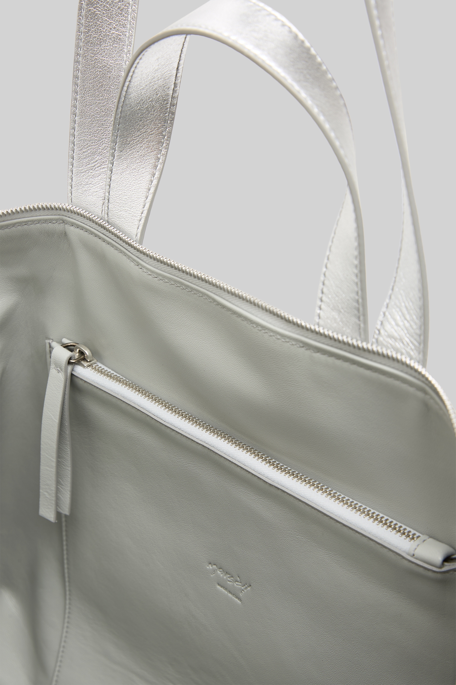 Borso Silver Foil Tote Bag
