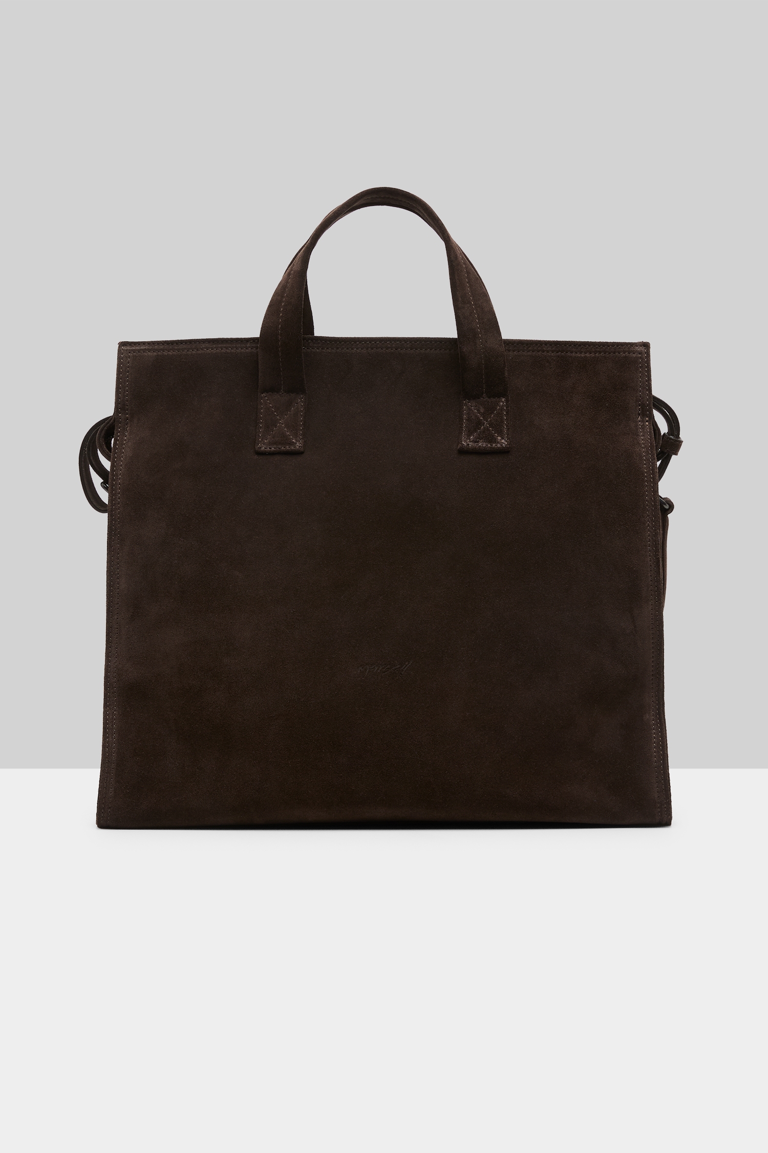 Ventiquattro Dark Brown Suede Weekender