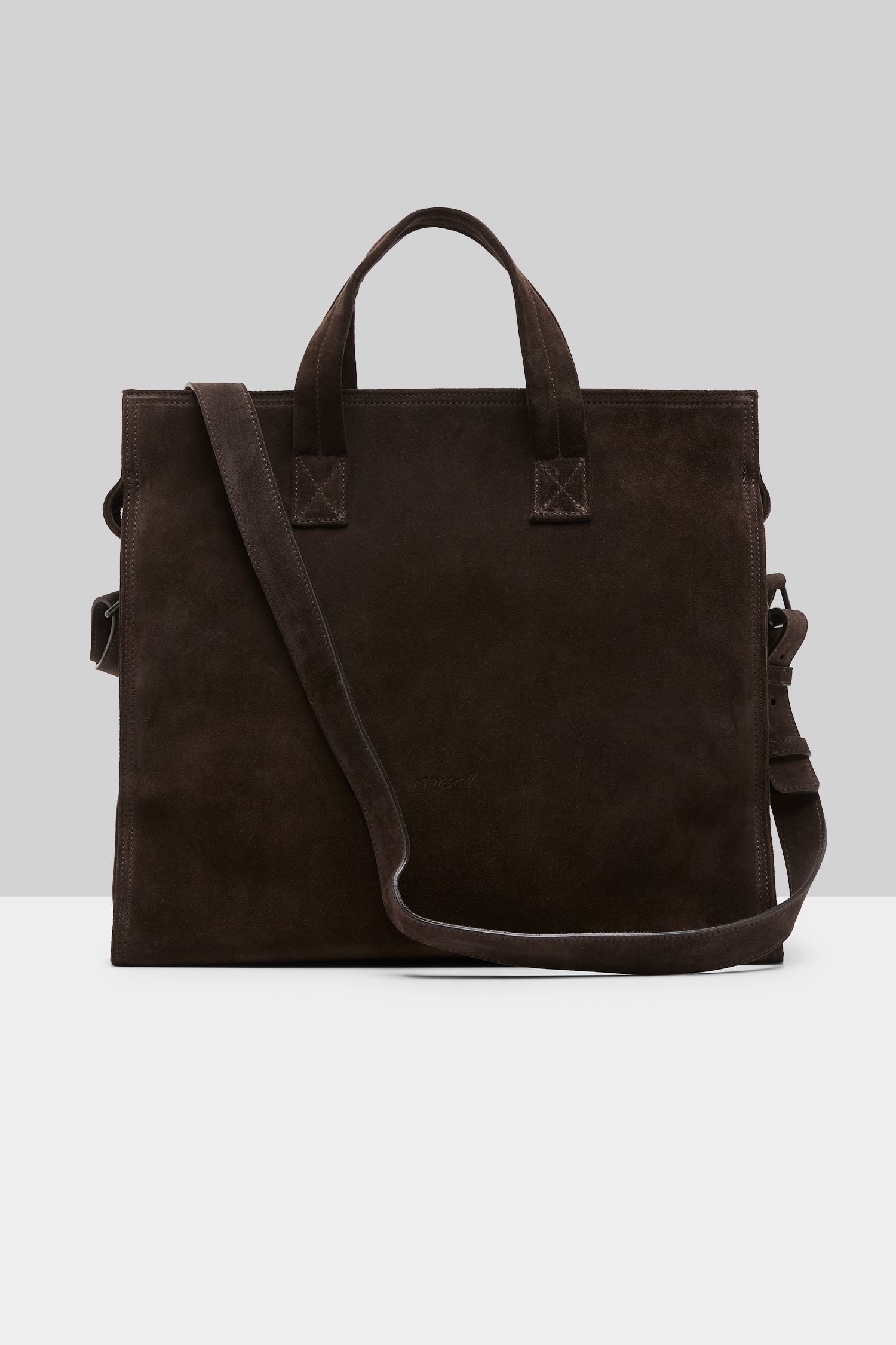 Ventiquattro Dark Brown Suede Weekender