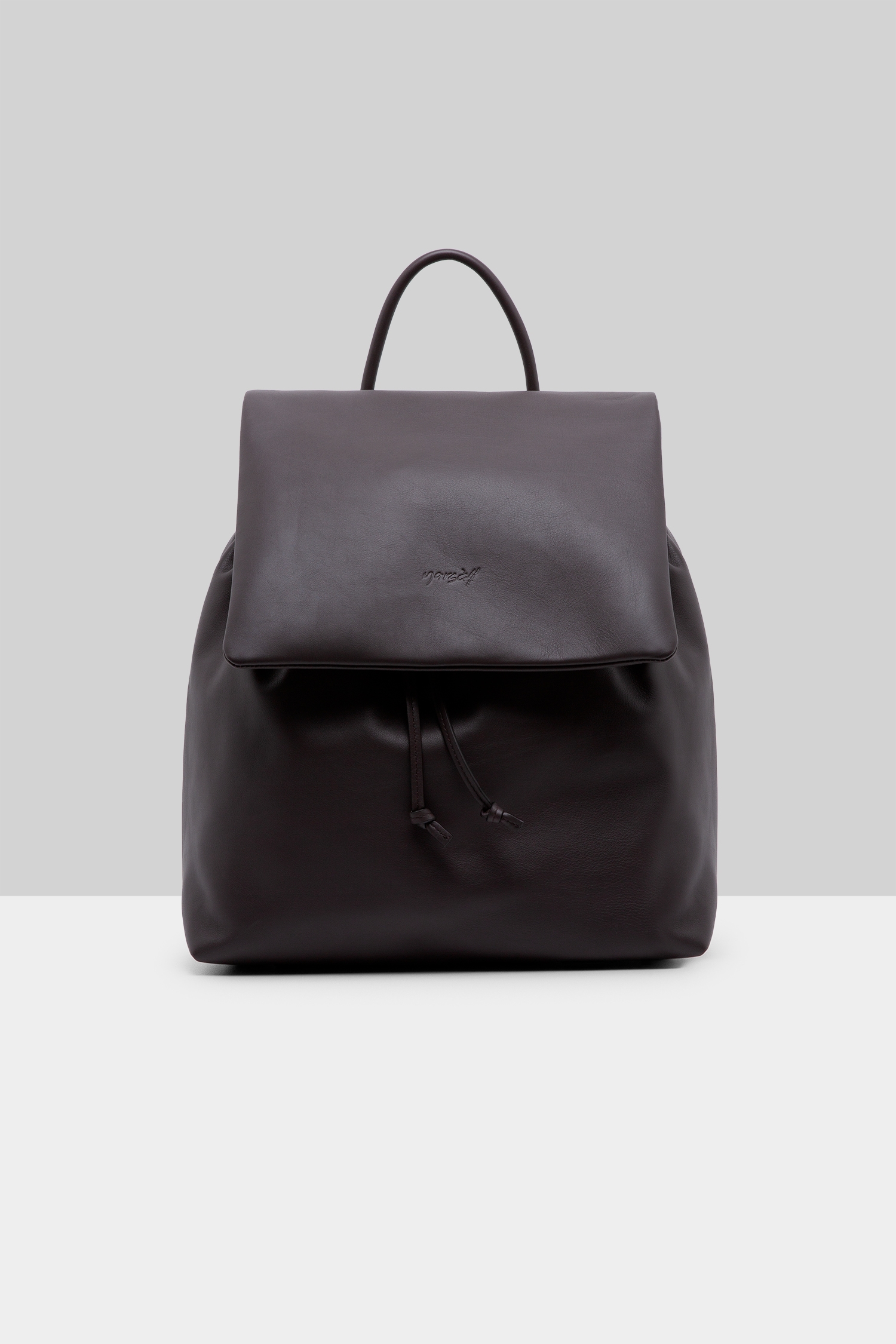 Patta Dark Brown Leather Backpack