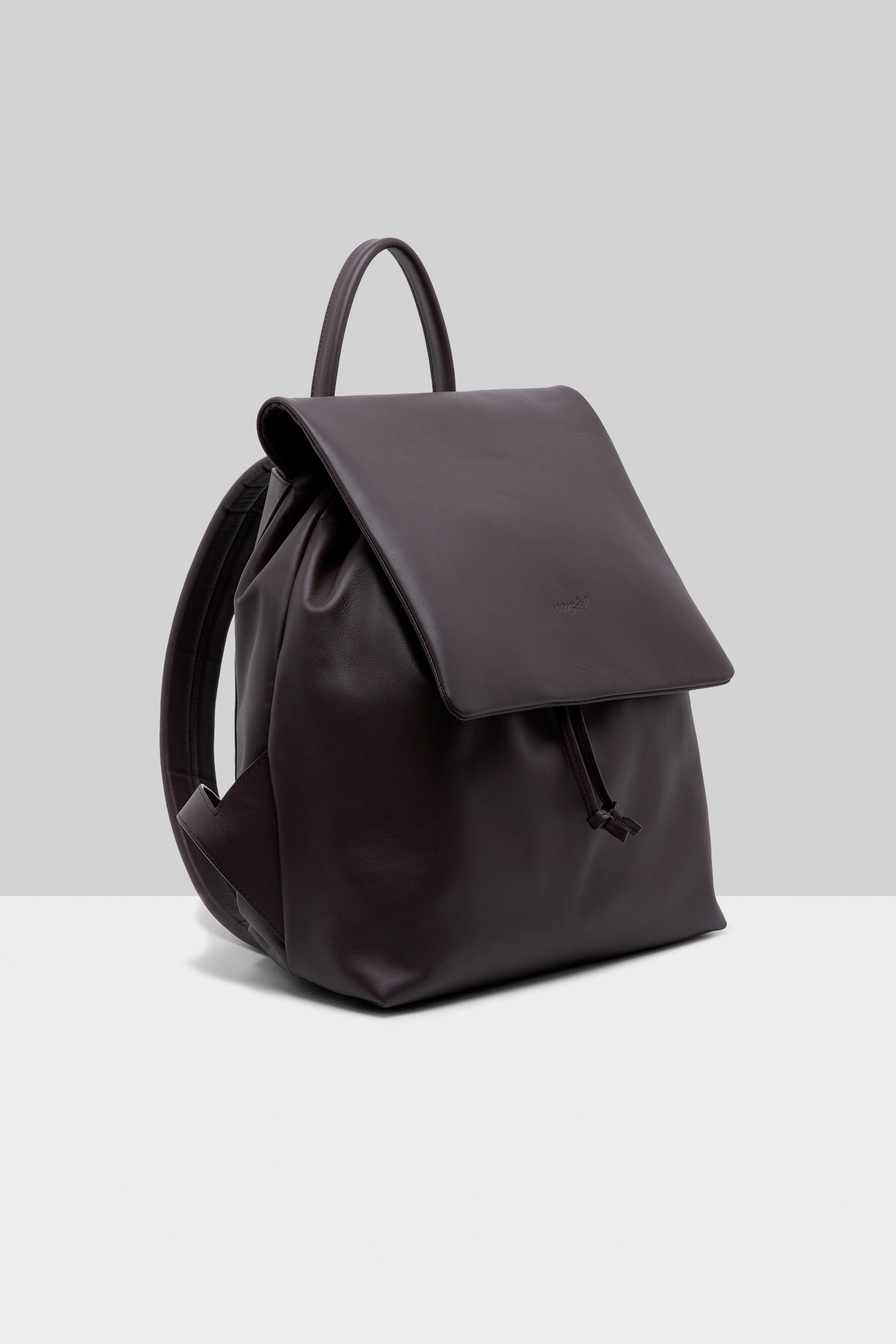 Patta Dark Brown Leather Backpack