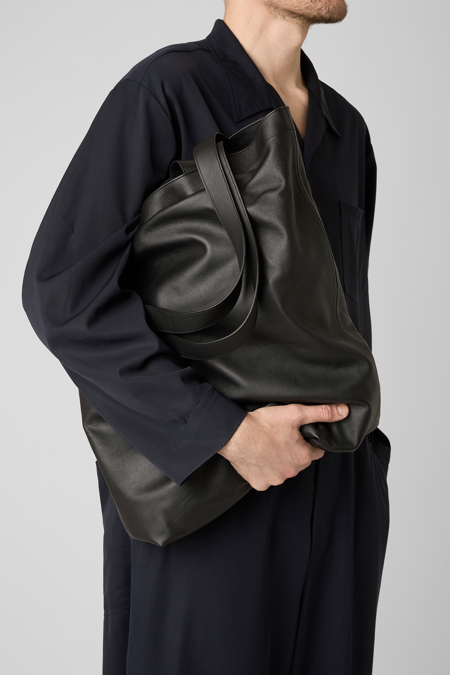 Sporta Black Tote Bag