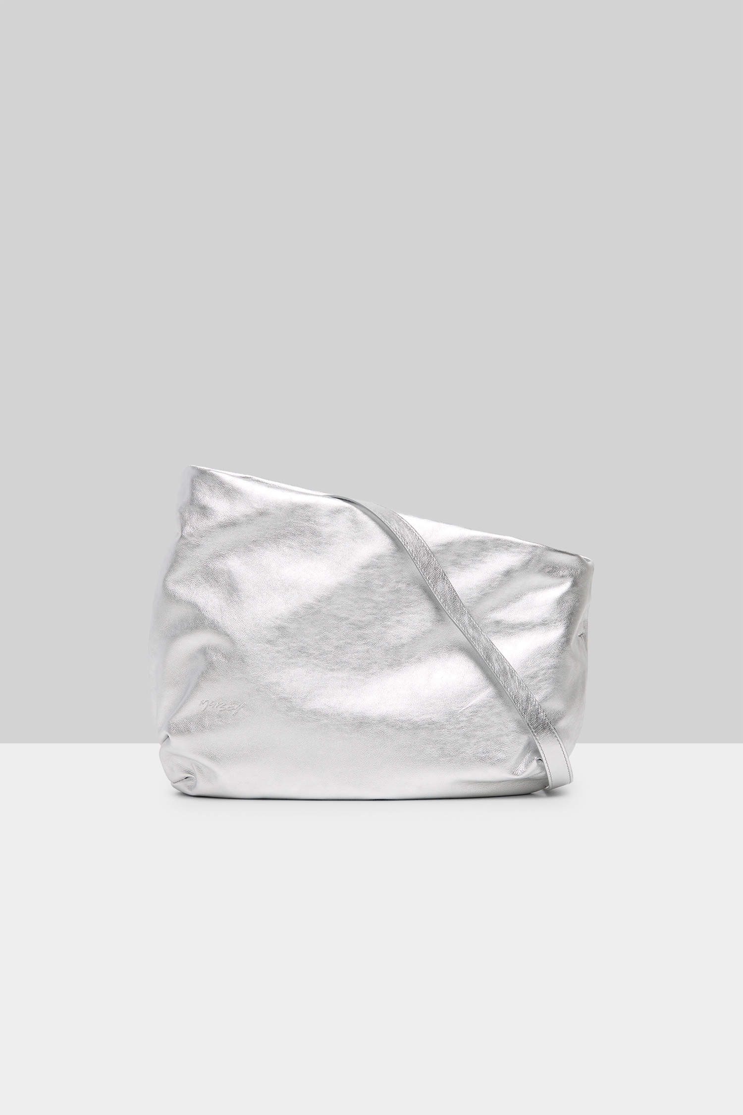 Fanta Borsa A Spalla Lam.Argento