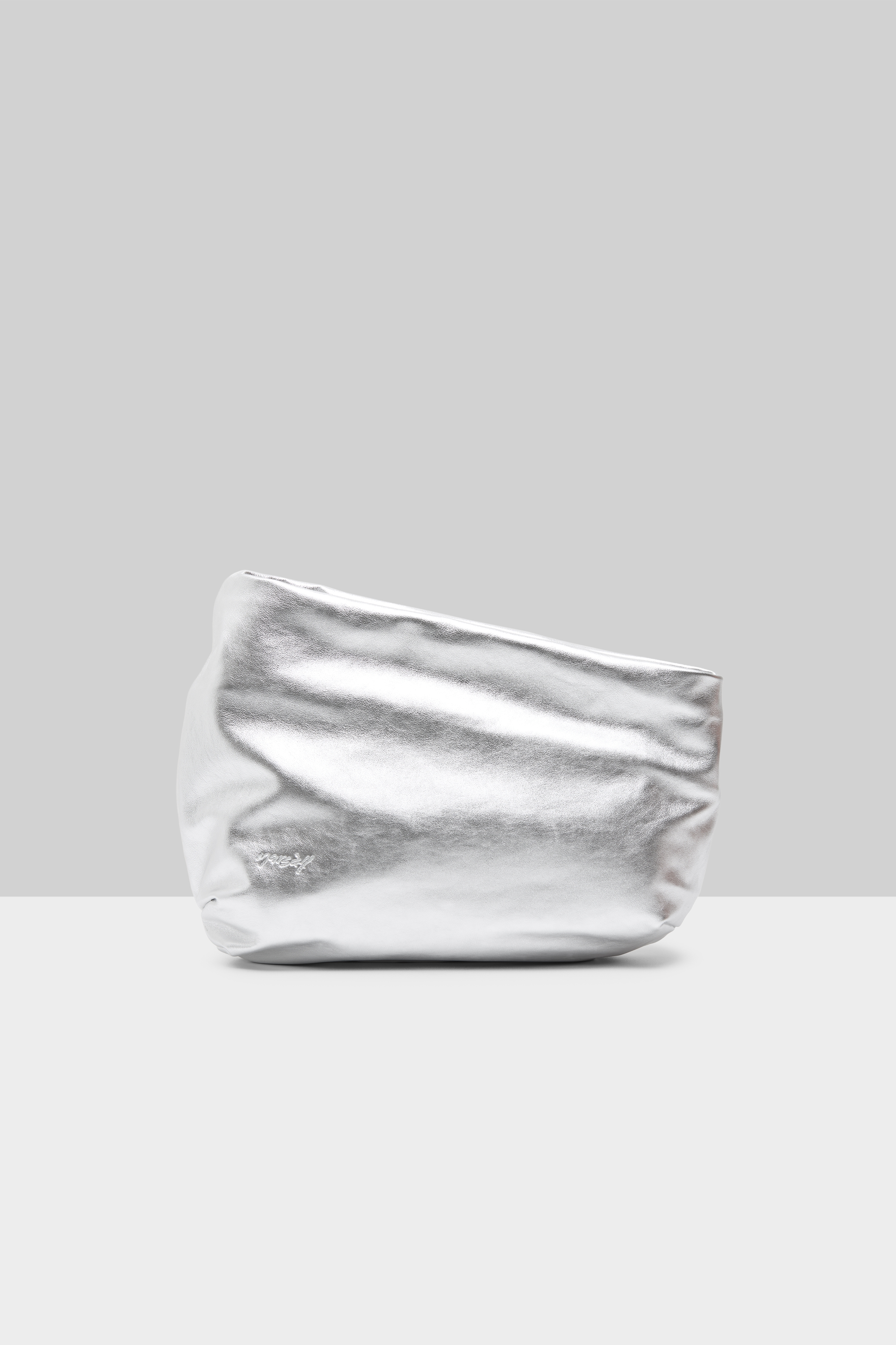 Fanta Silver Foil Crossbody Bag