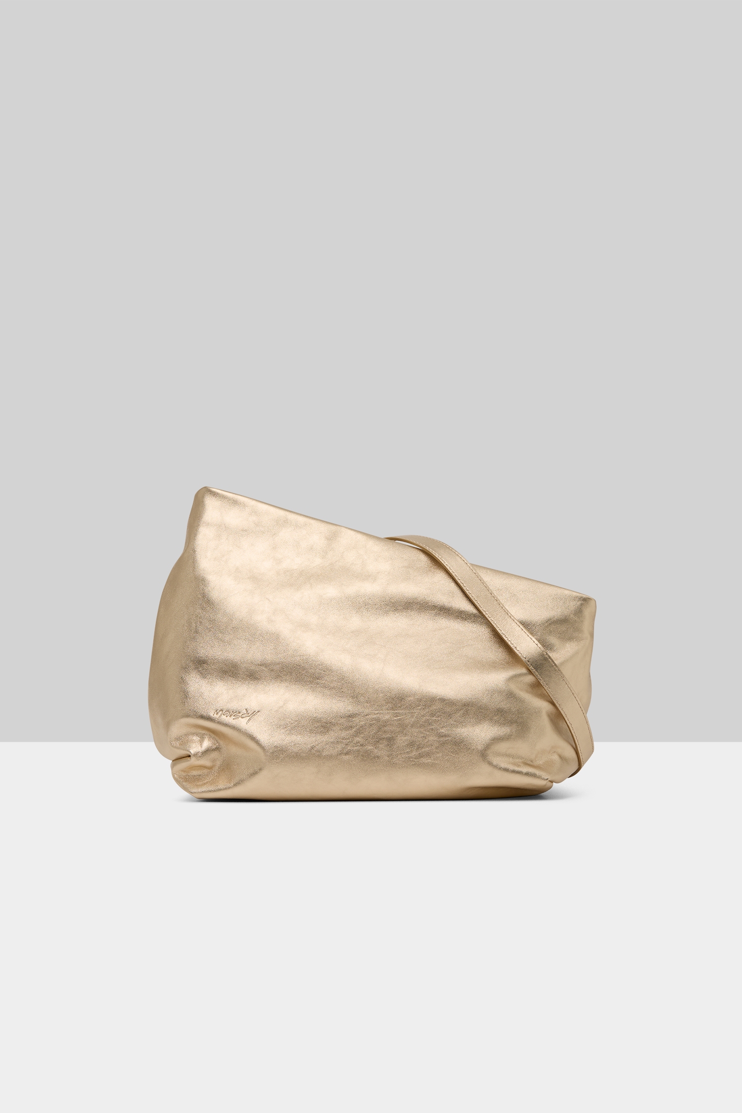 Fanta Platinum Foil Crossbody Bag