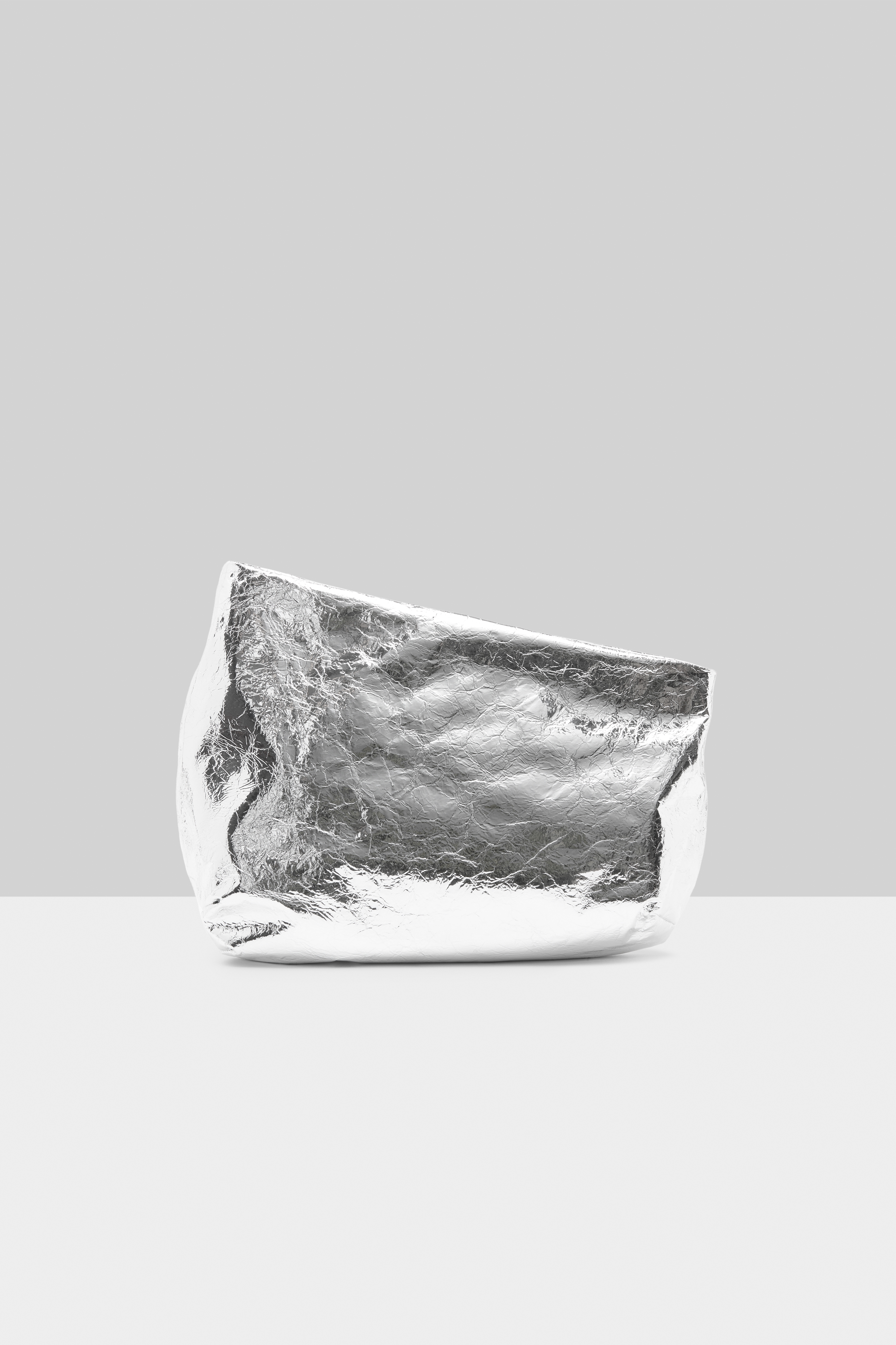 Fanta Silver Foil Crossbody Bag