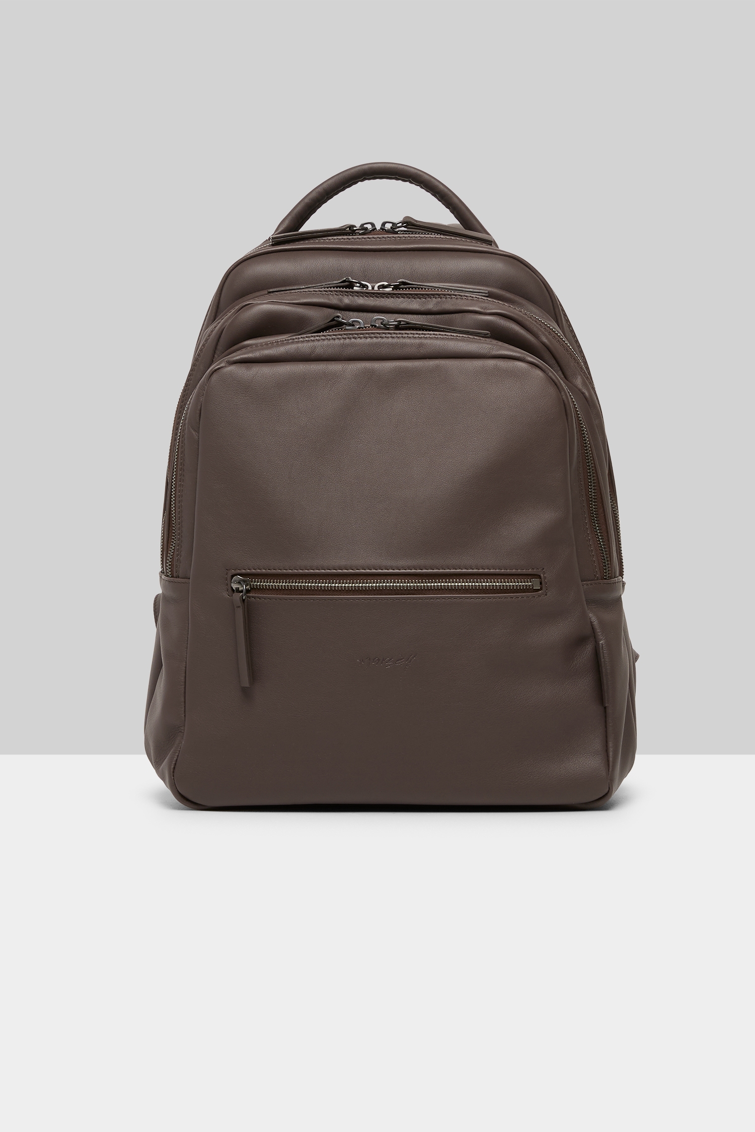 Triparto Dark Brown Backpack