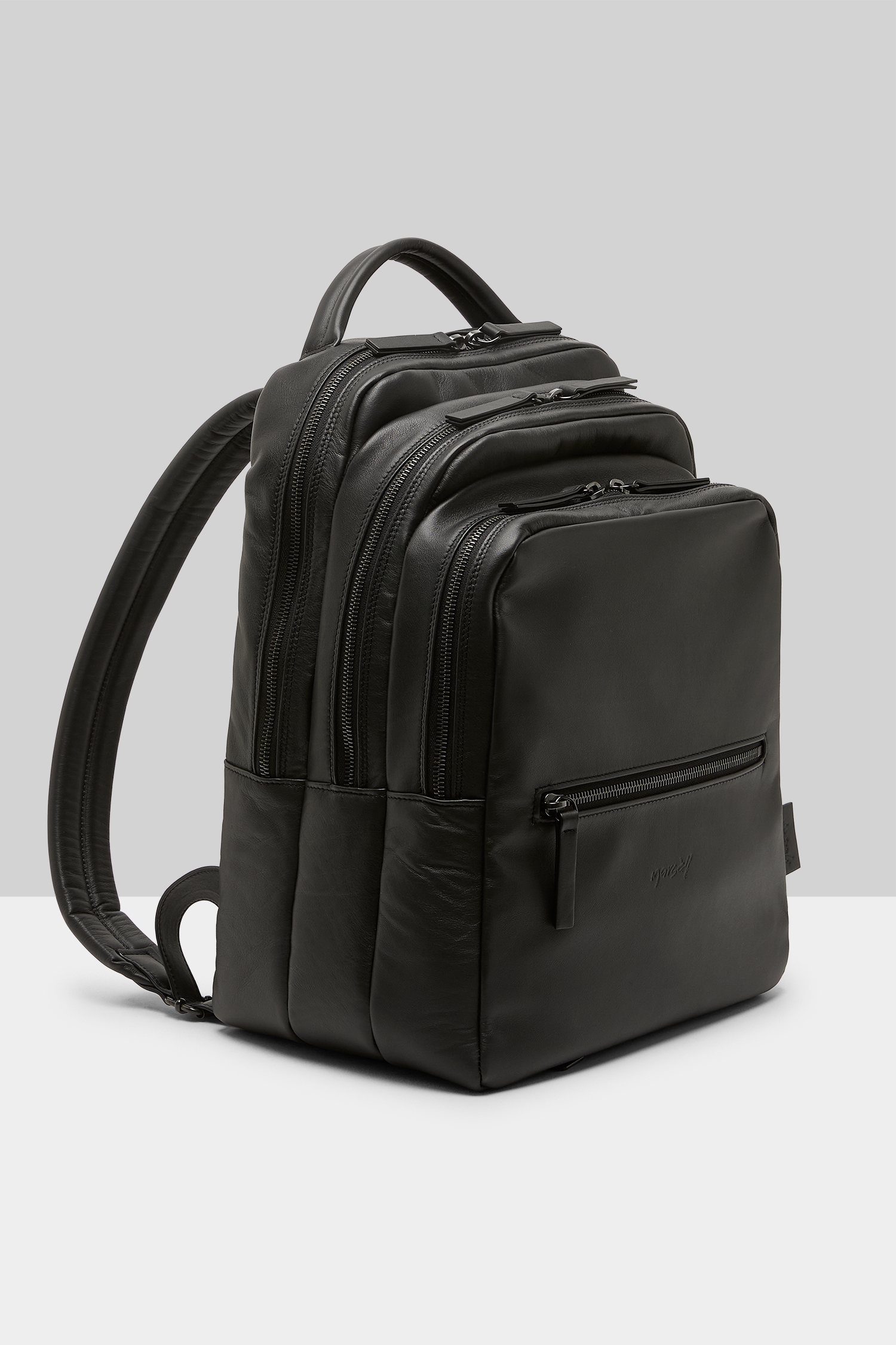 Triparto Black Backpack