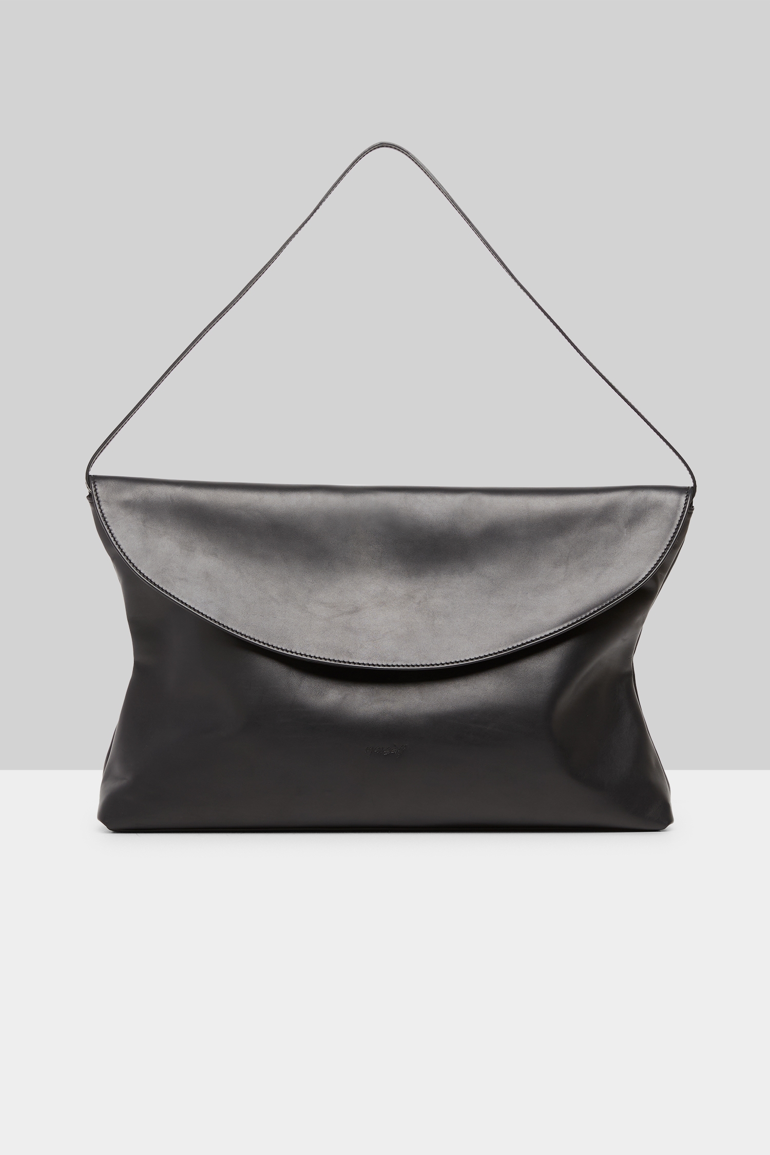 Drome Black Leather Clutch