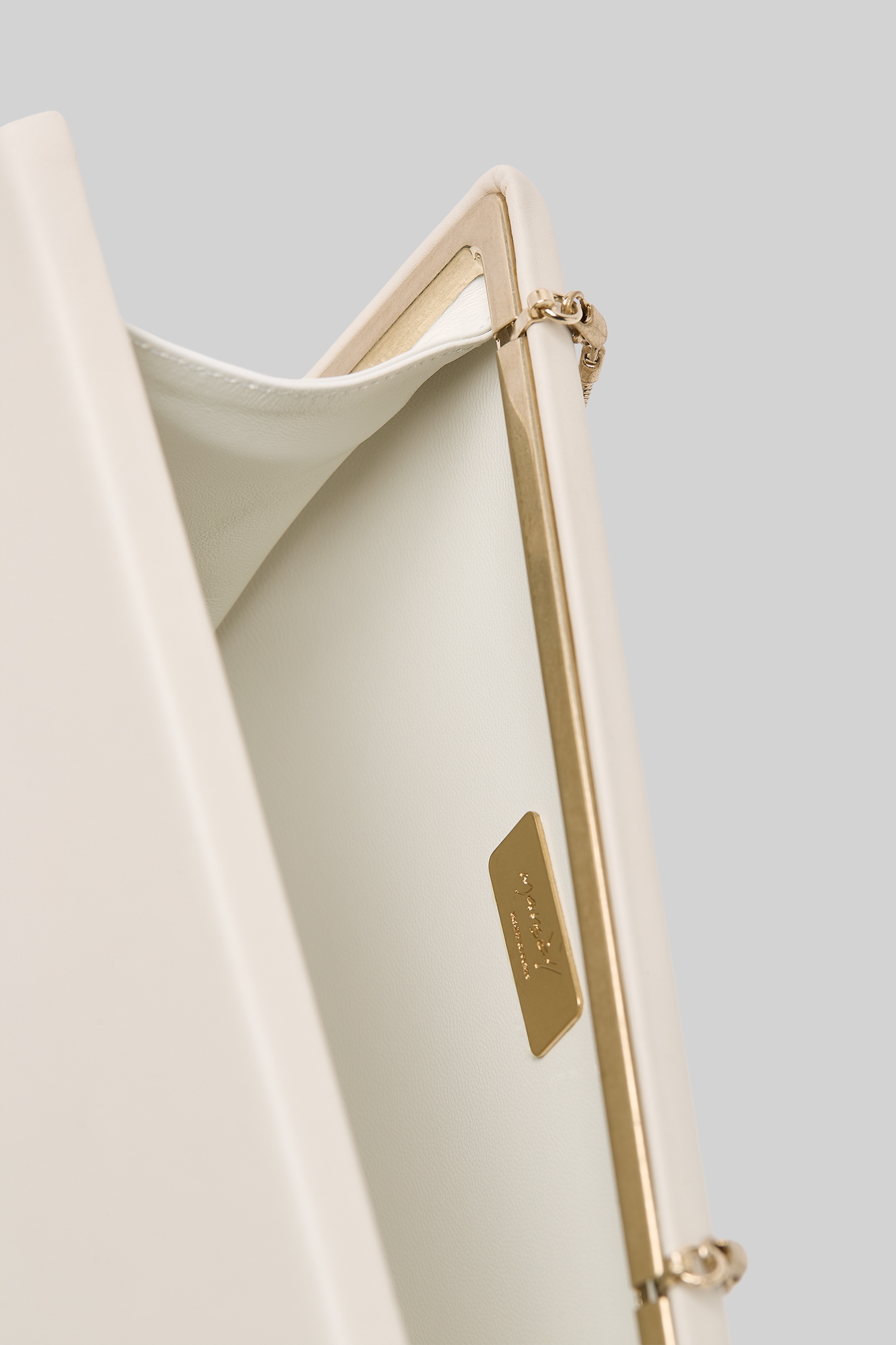 Fasma Mist Leather Clutch