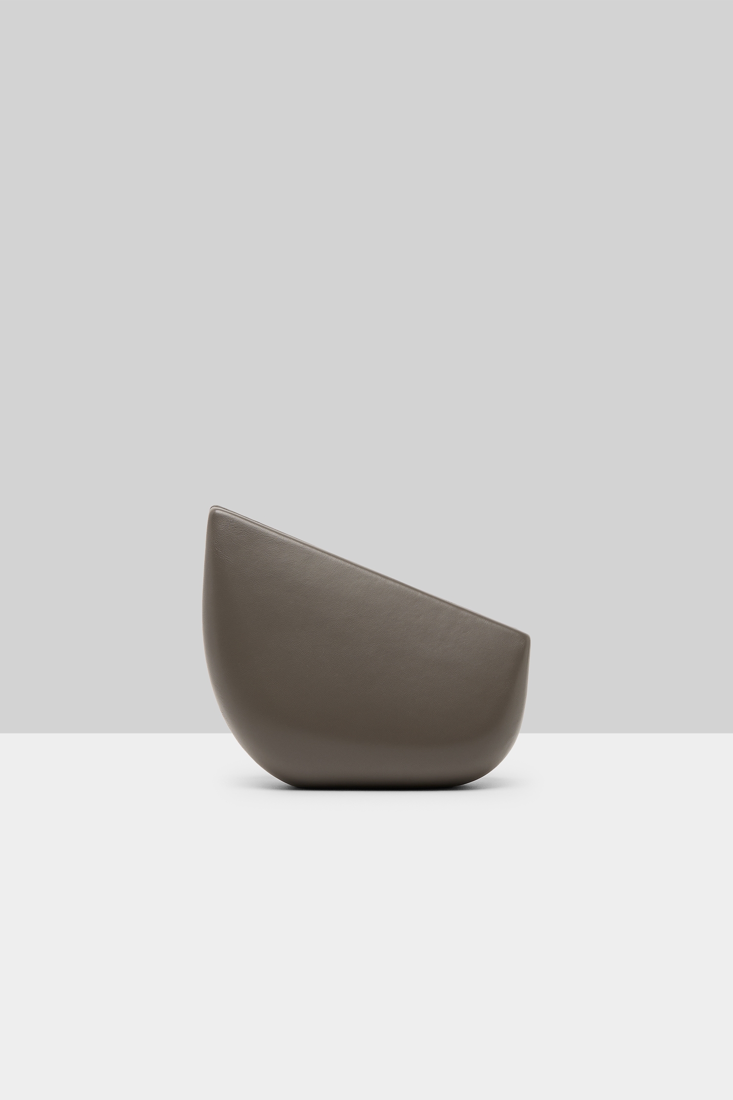 Fasma Mortar Leather Clutch