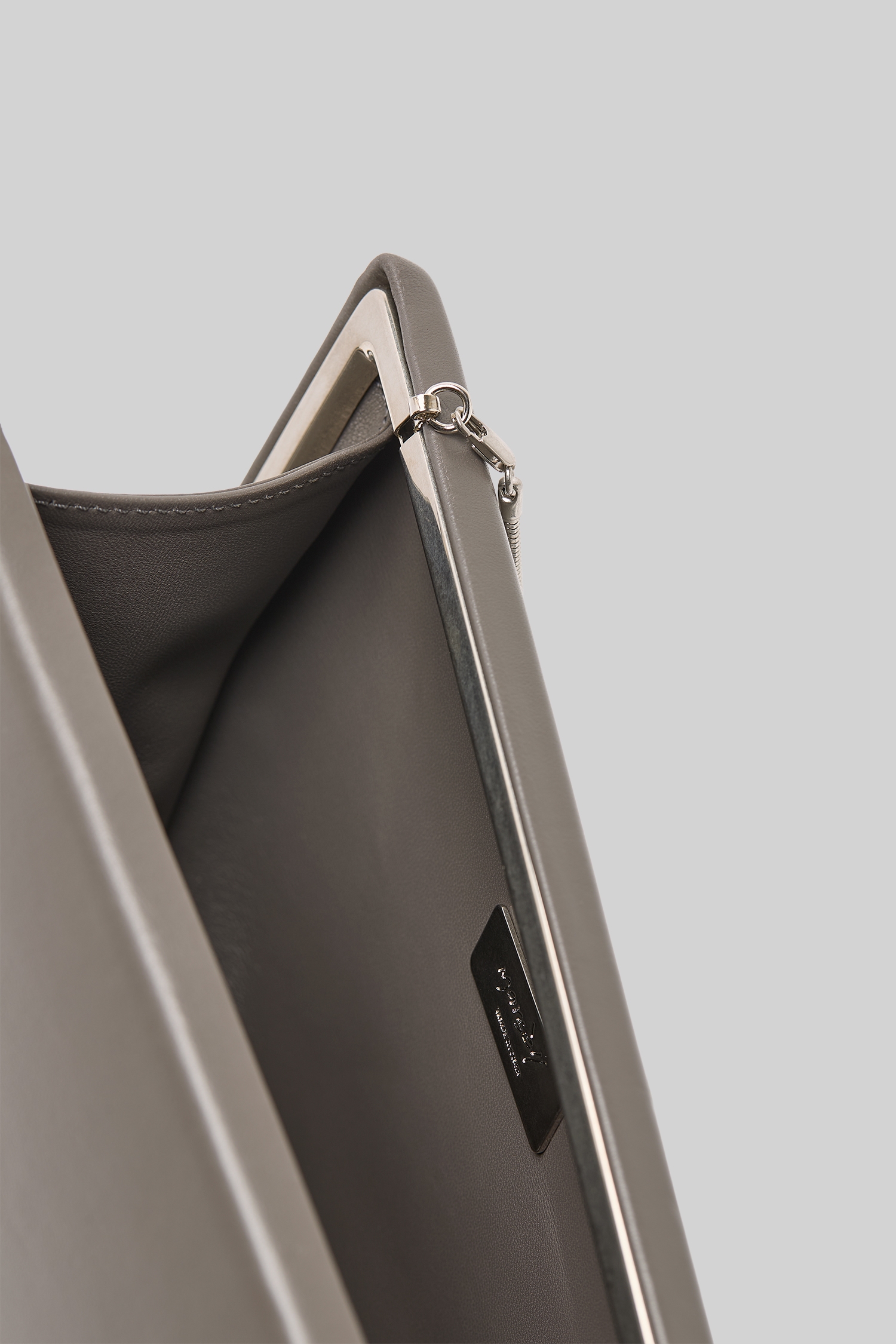 Fasma Mortar Leather Clutch