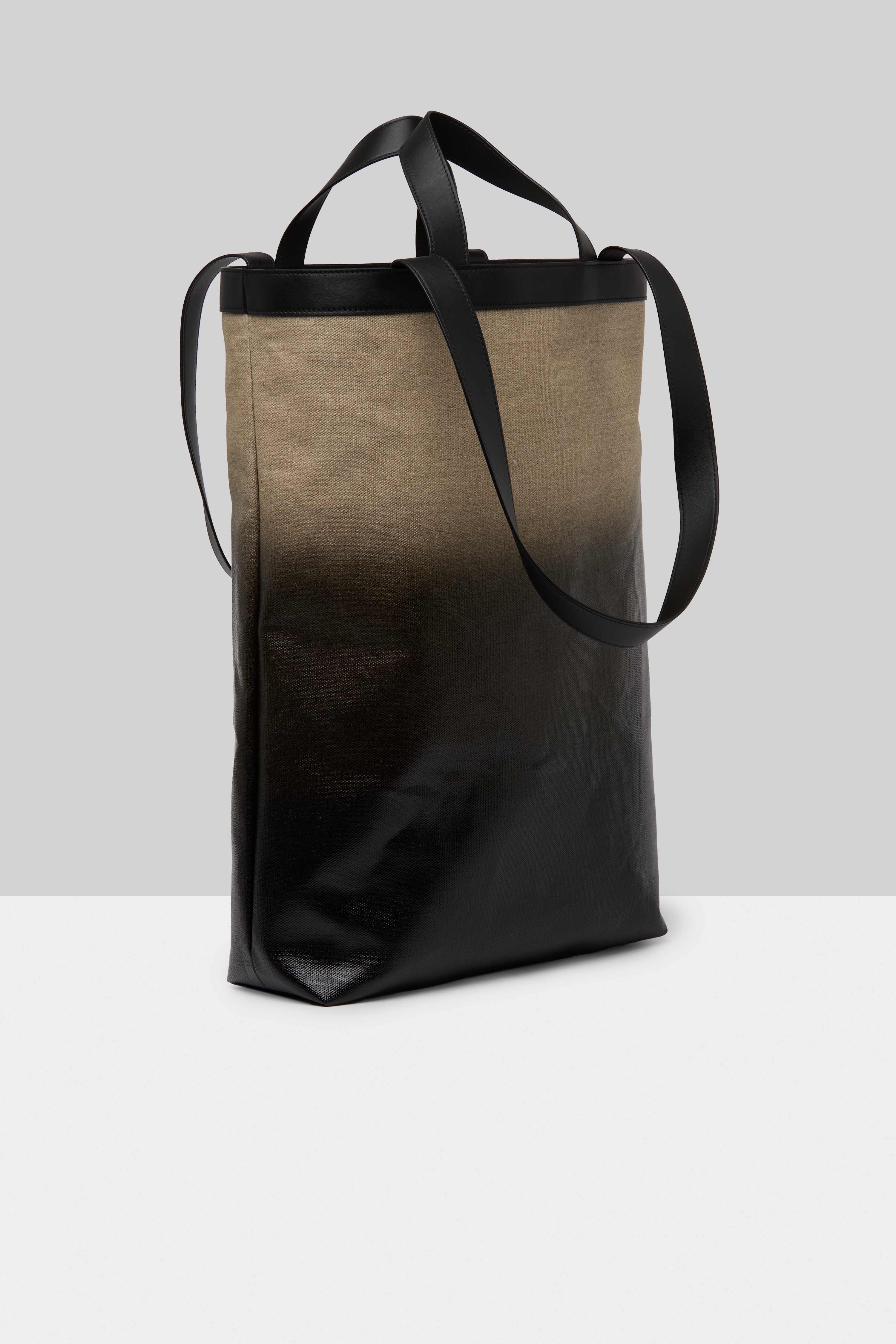 Sporta Lino Natural-Black Tote Bag