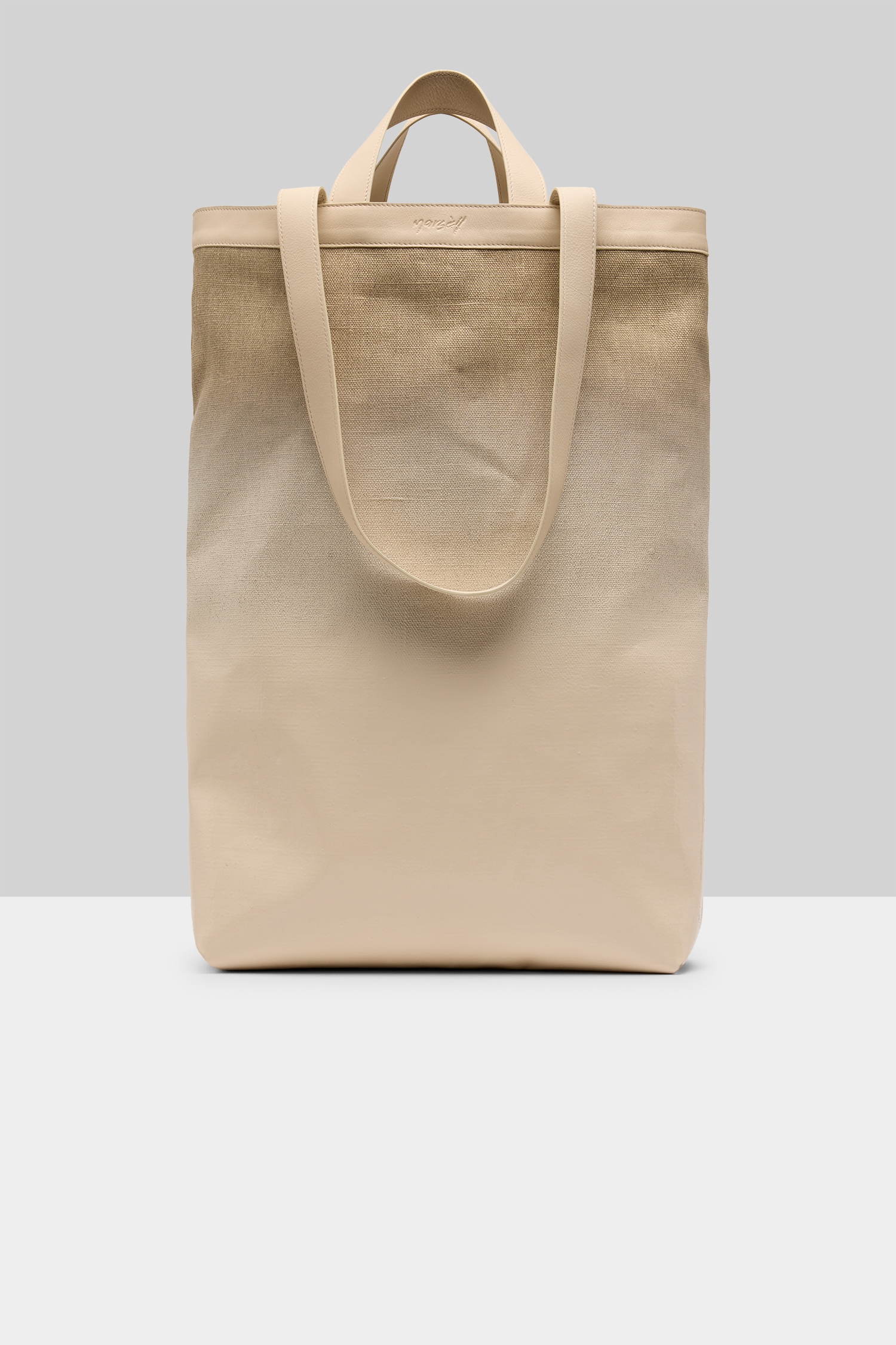 Sporta Lino Borsa Tote Avorio-Naturale