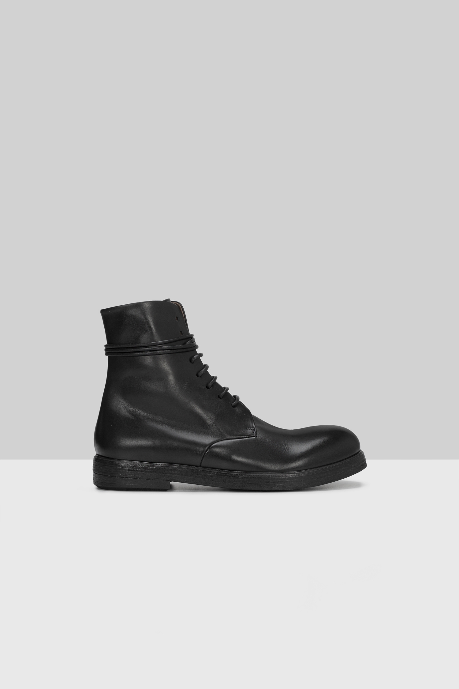 Zucca Zeppa Black Combat Boots