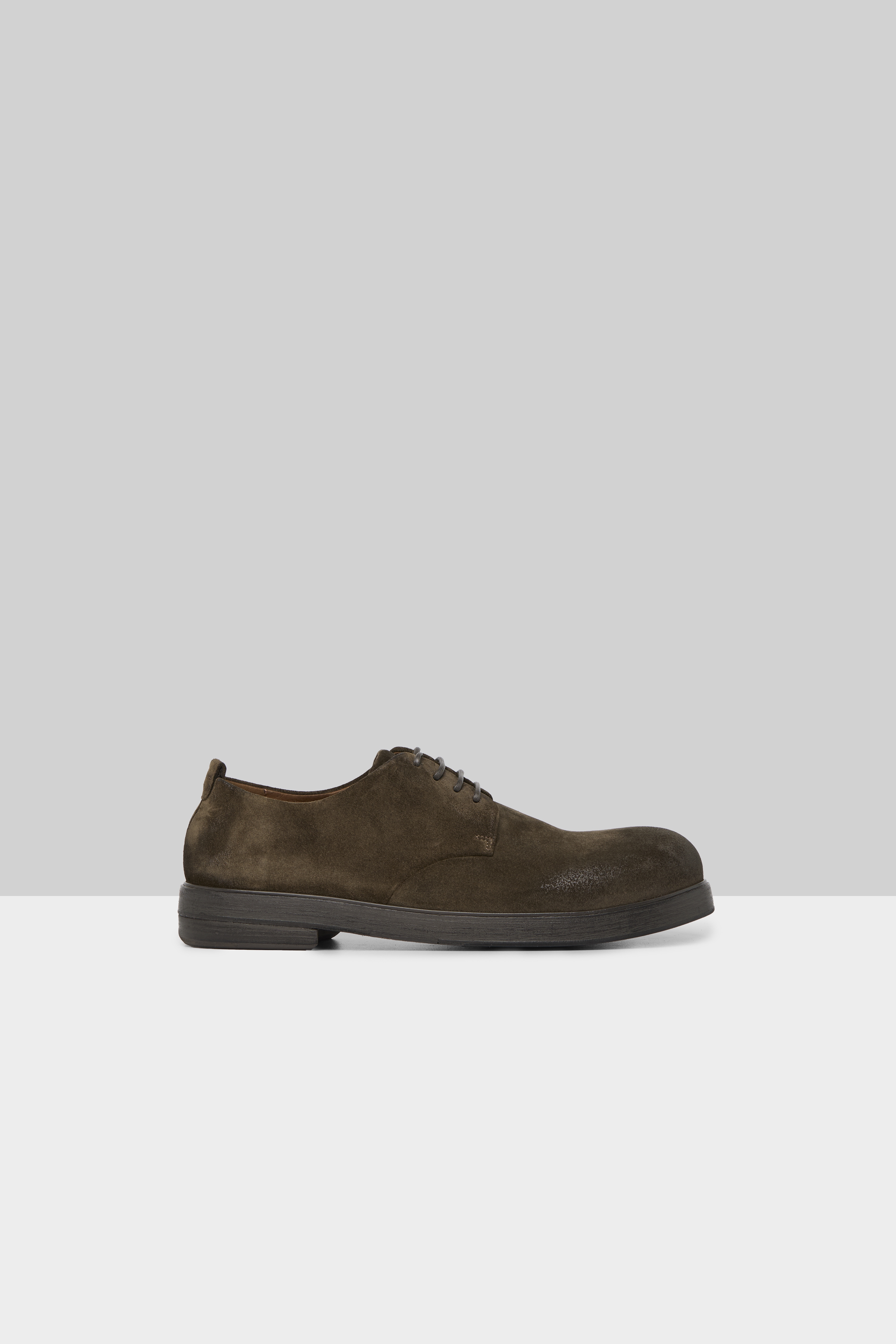 Zucca Zeppa Mortar Suede Derby Shoes