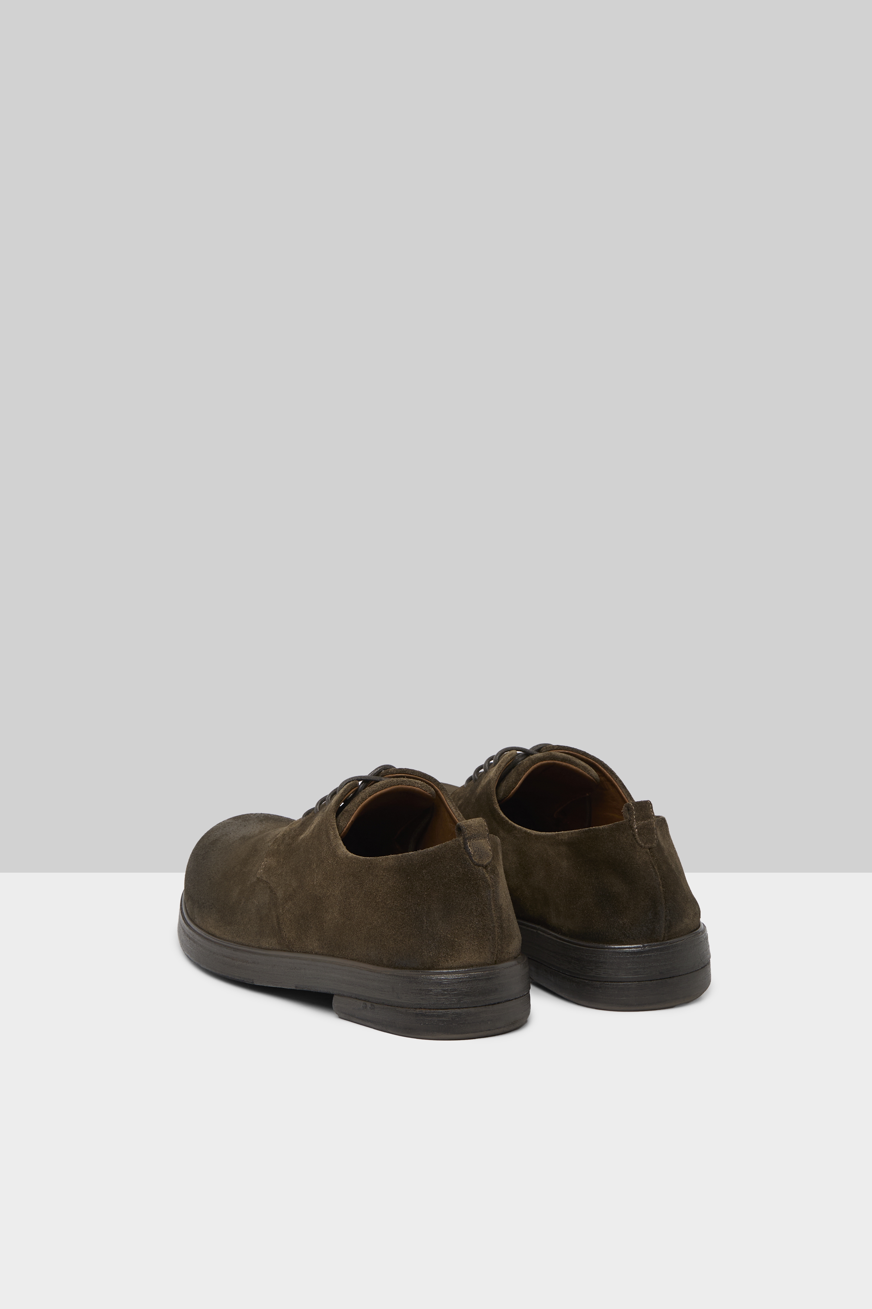 Zucca Zeppa Mortar Suede Derby Shoes