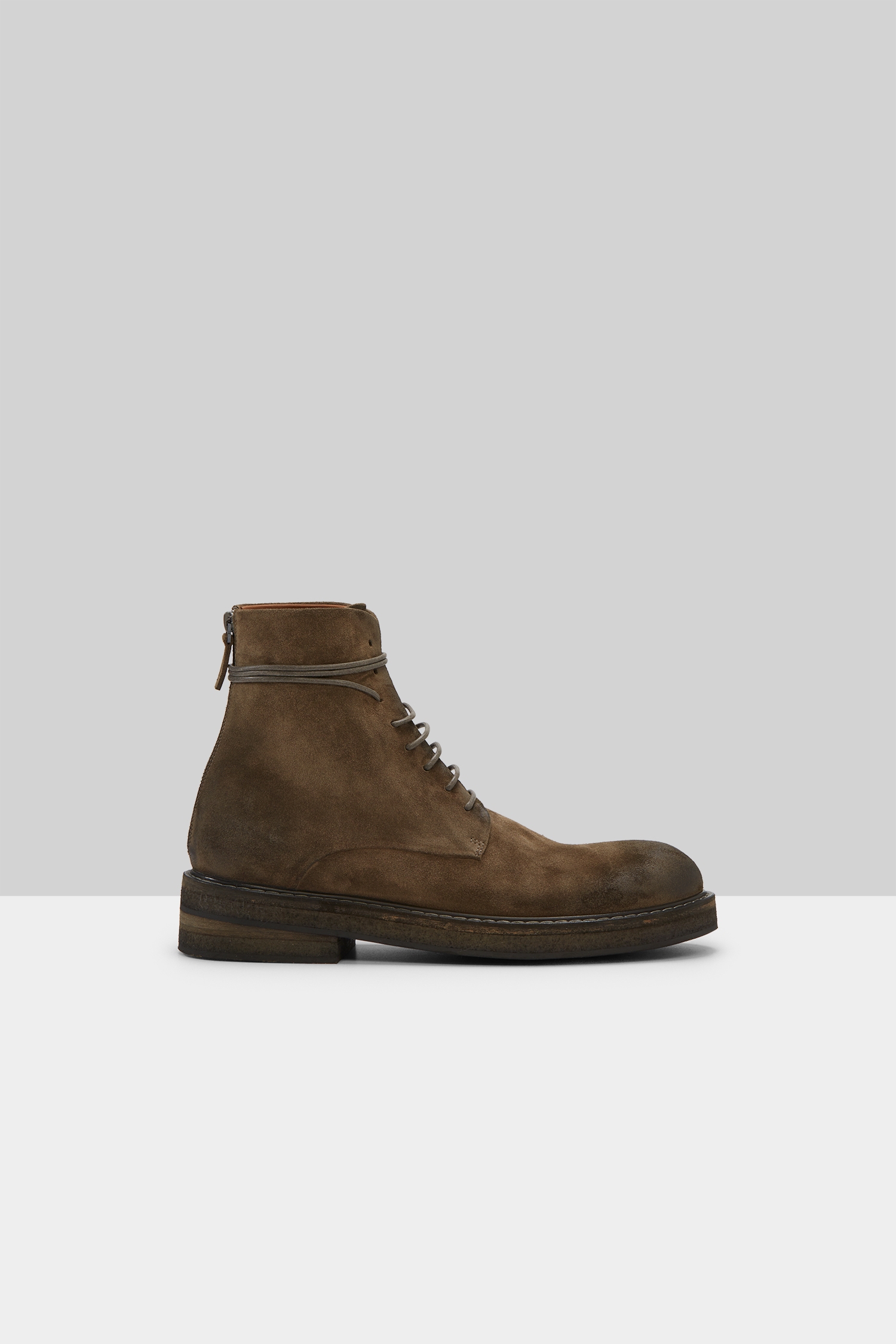 Parrucca Mortar Suede Combat Boots
