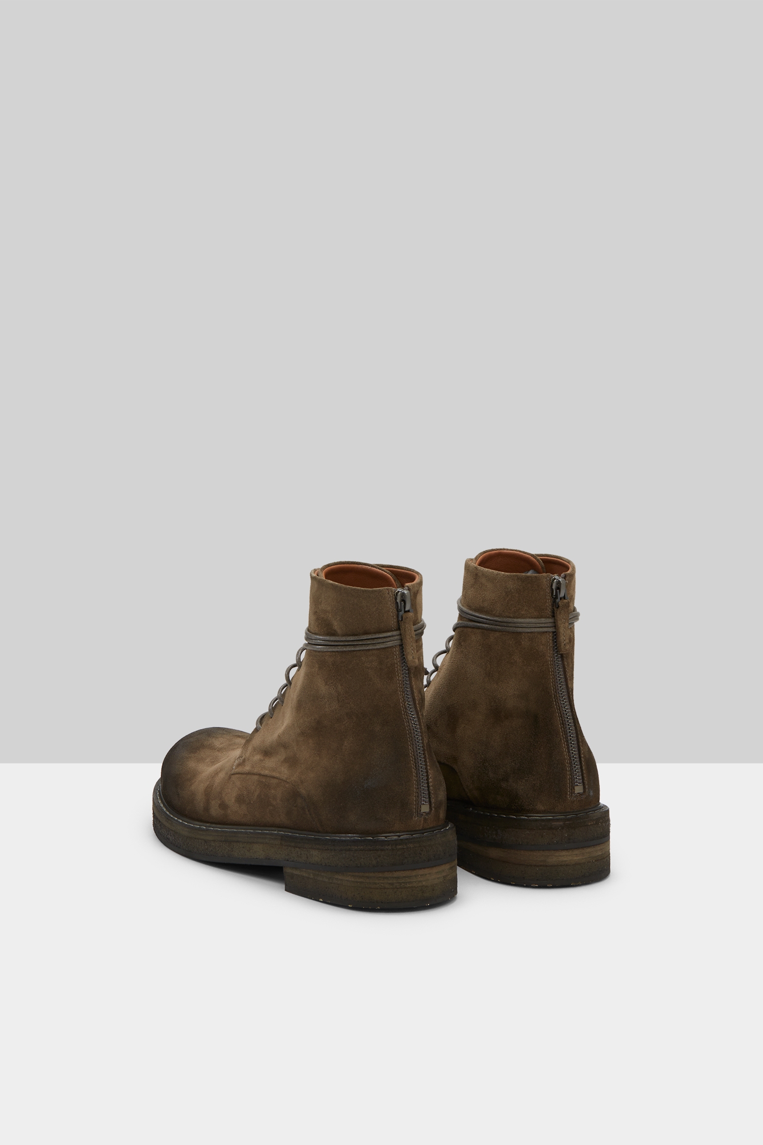 Parrucca Mortar Suede Combat Boots