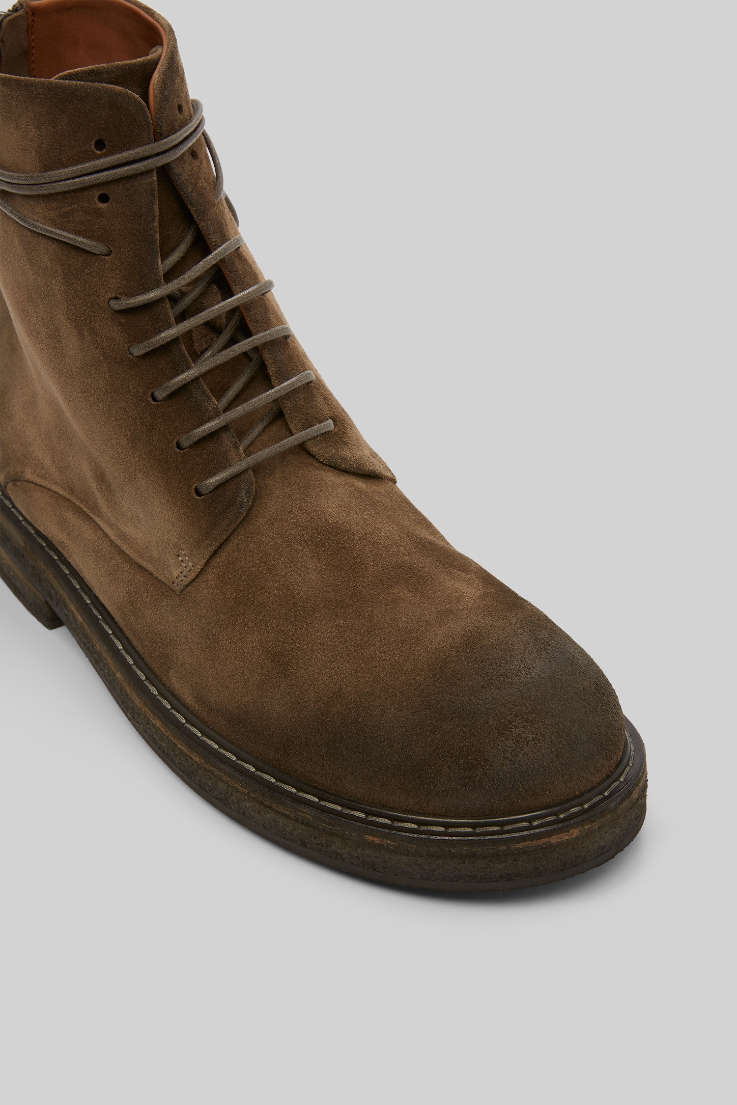 Parrucca Mortar Suede Combat Boots