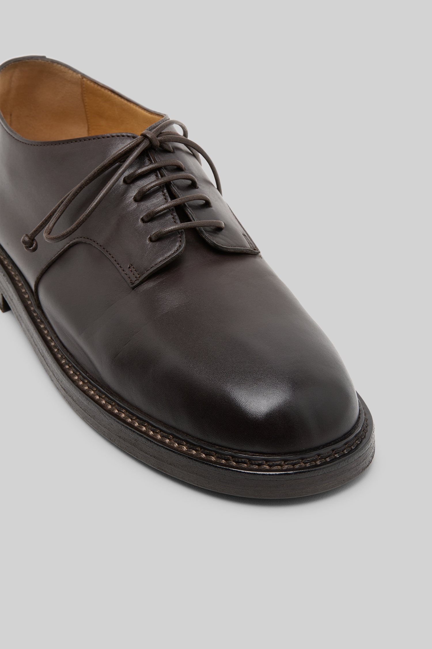 Nasello Dark Brown Derby Shoes