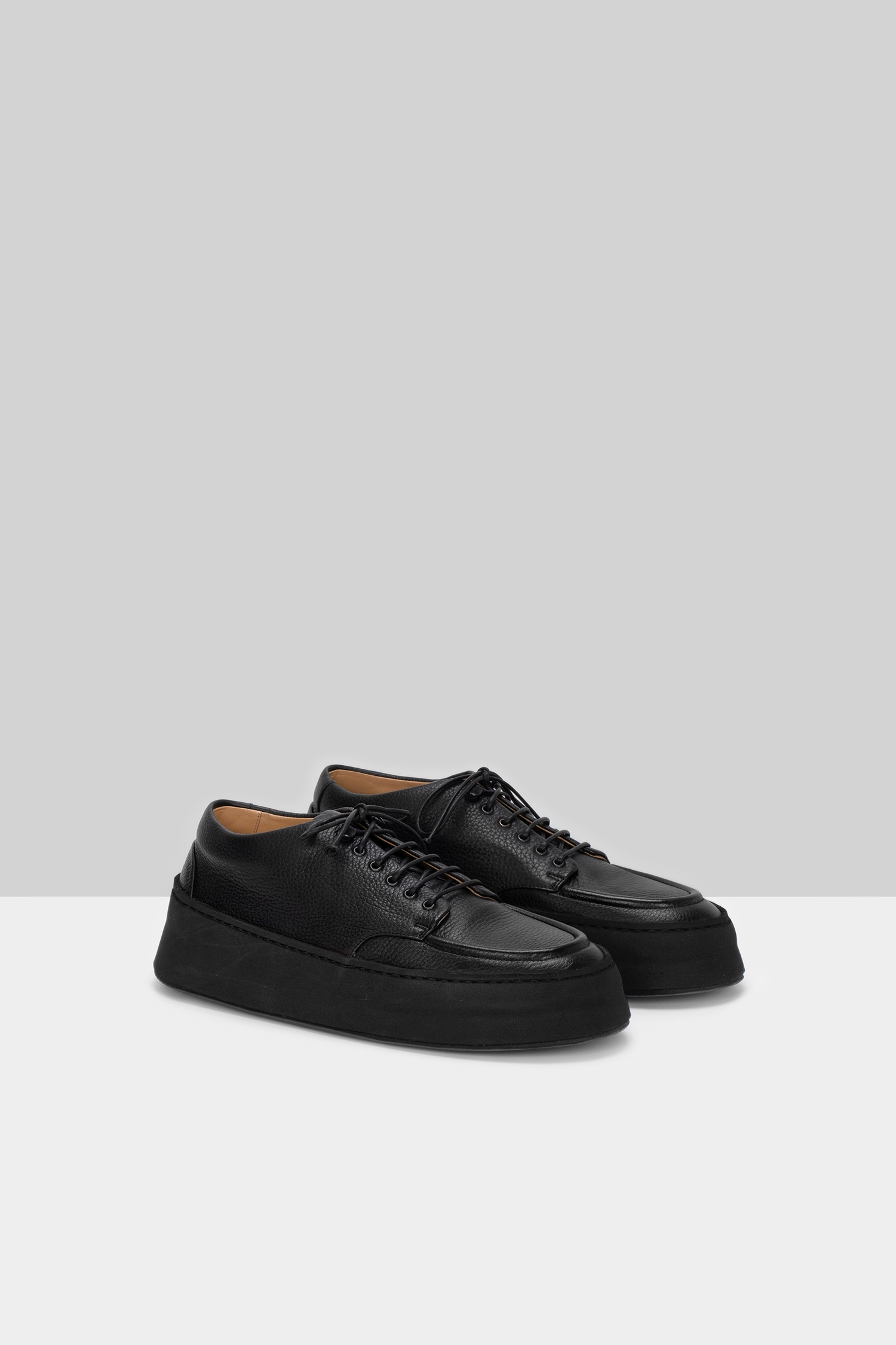 Cassapana Black Derby Shoes