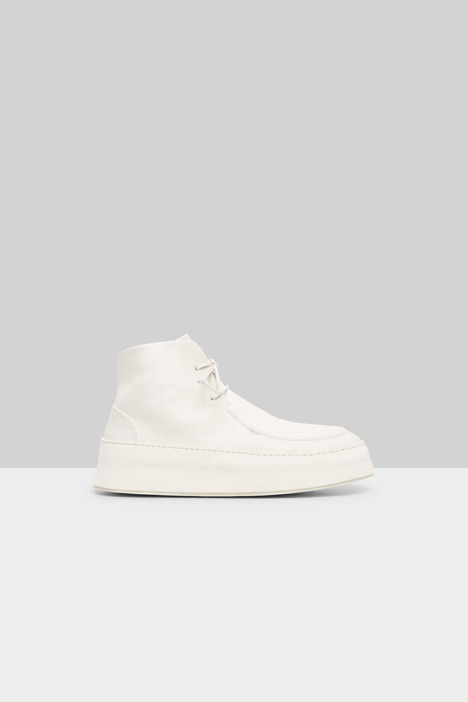 Cassapana Optical White Ankle Boots