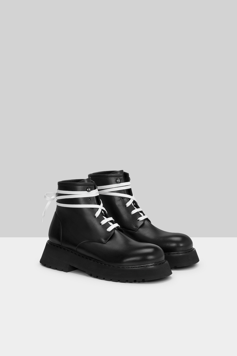 Micarro Lace Up Ankle Boot Black hover
