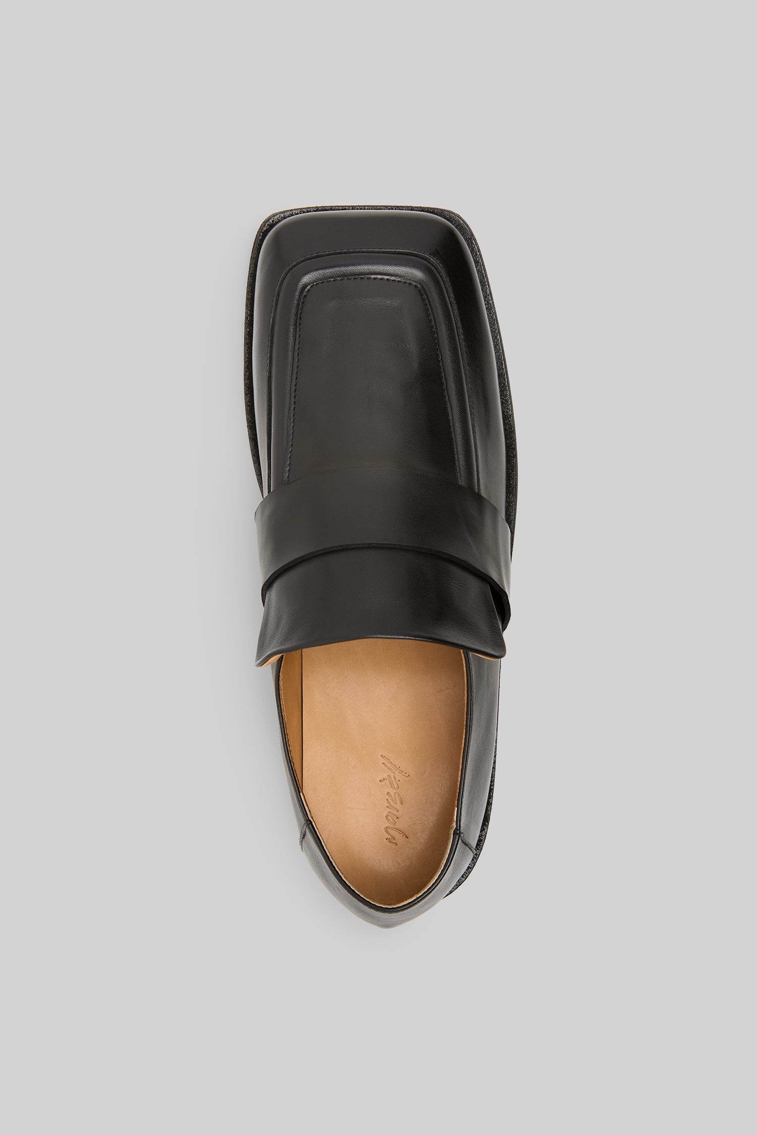 Spatola Black Loafers