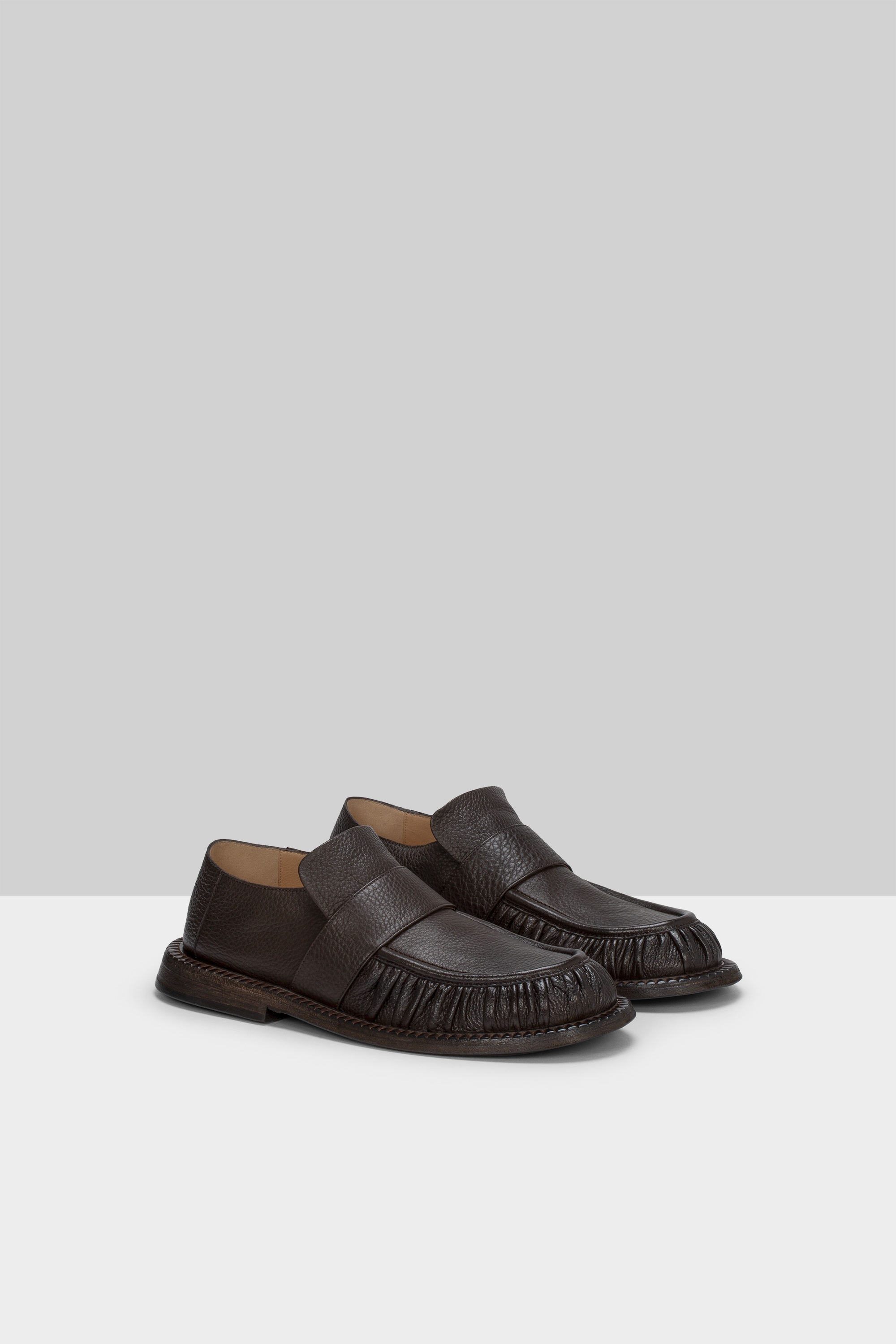 Alluce Estiva Dark Brown Leather Loafers