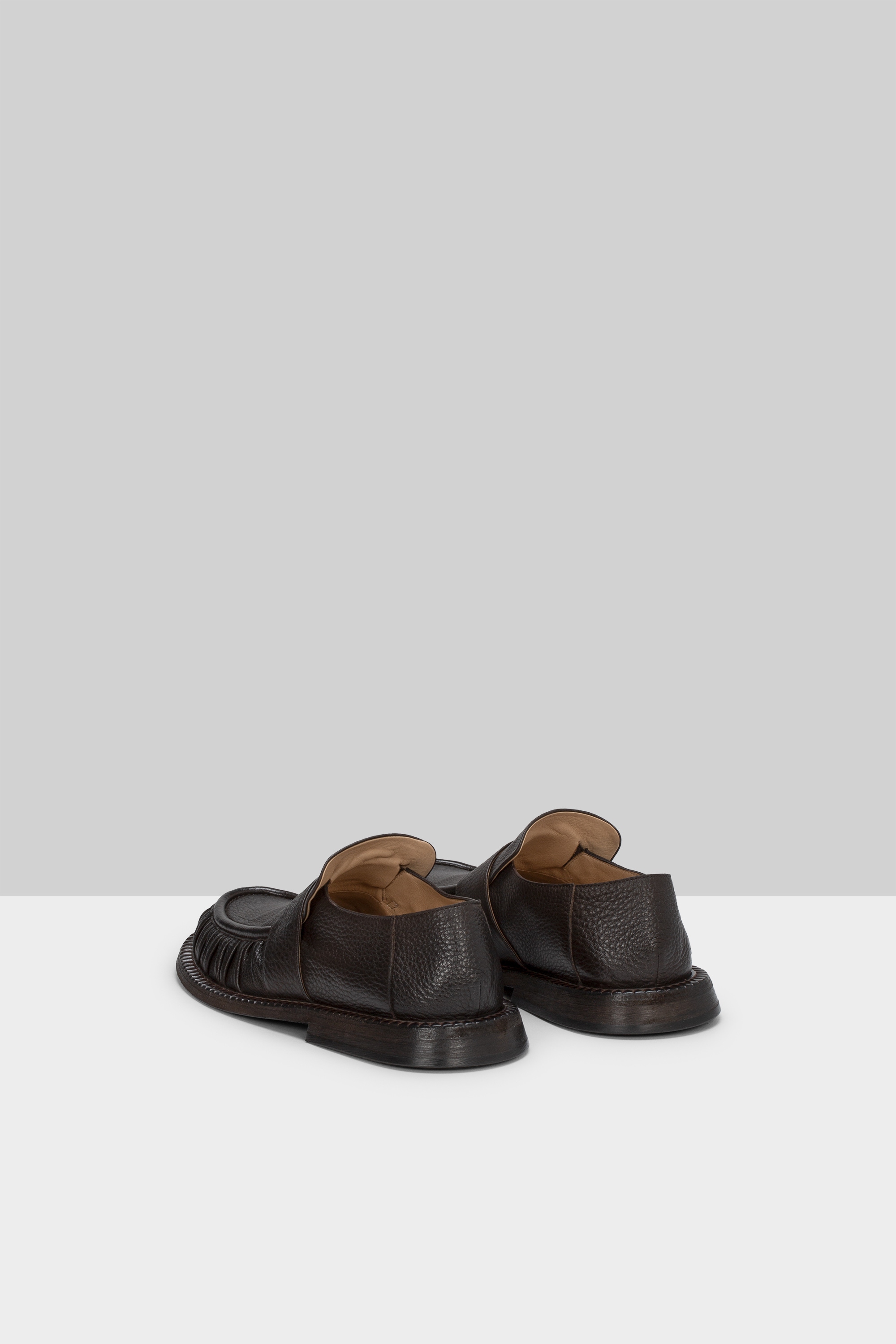 Alluce Estiva Dark Brown Leather Loafers