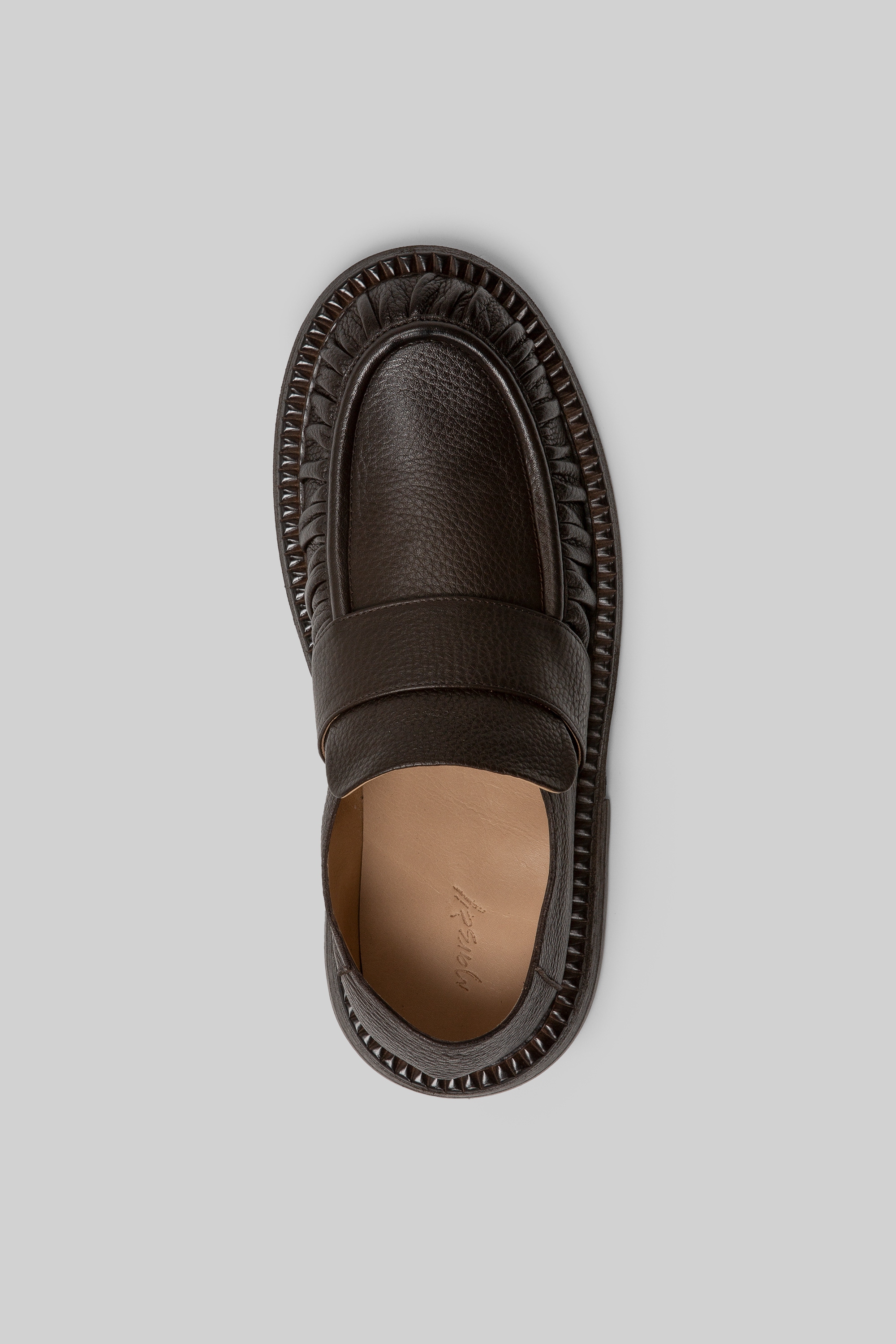 Alluce Estiva Dark Brown Leather Loafers